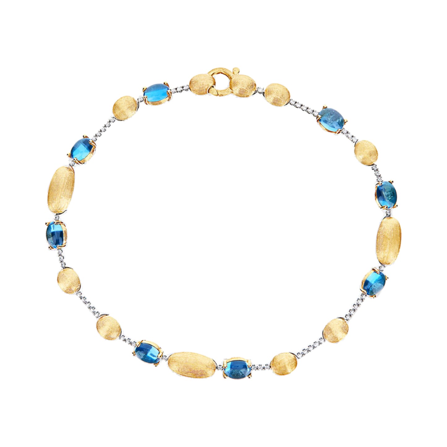 Dancing Azure Armband, Gelbgold • Diamant • Topas von Nanis (BS5-597)