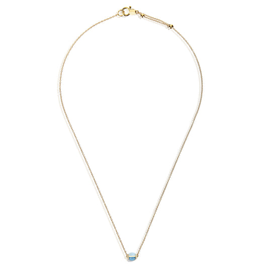 Dancing Azure Choker, Gelbgold • Aquamarin von Nanis (CN1-597)