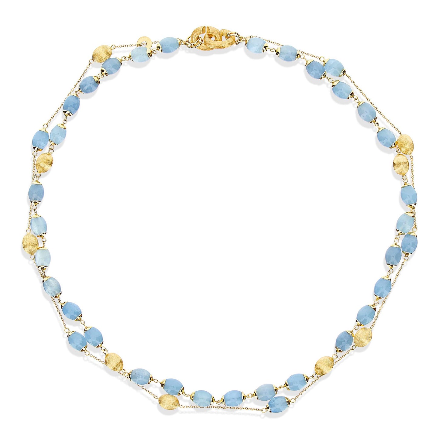Dancing Azure Halskette, Gelbgold • Aquamarin von Nanis (CN4-575) Dancing Azure Halskette, Gelbgold • Aquamarin von Nanis (CN4-575)