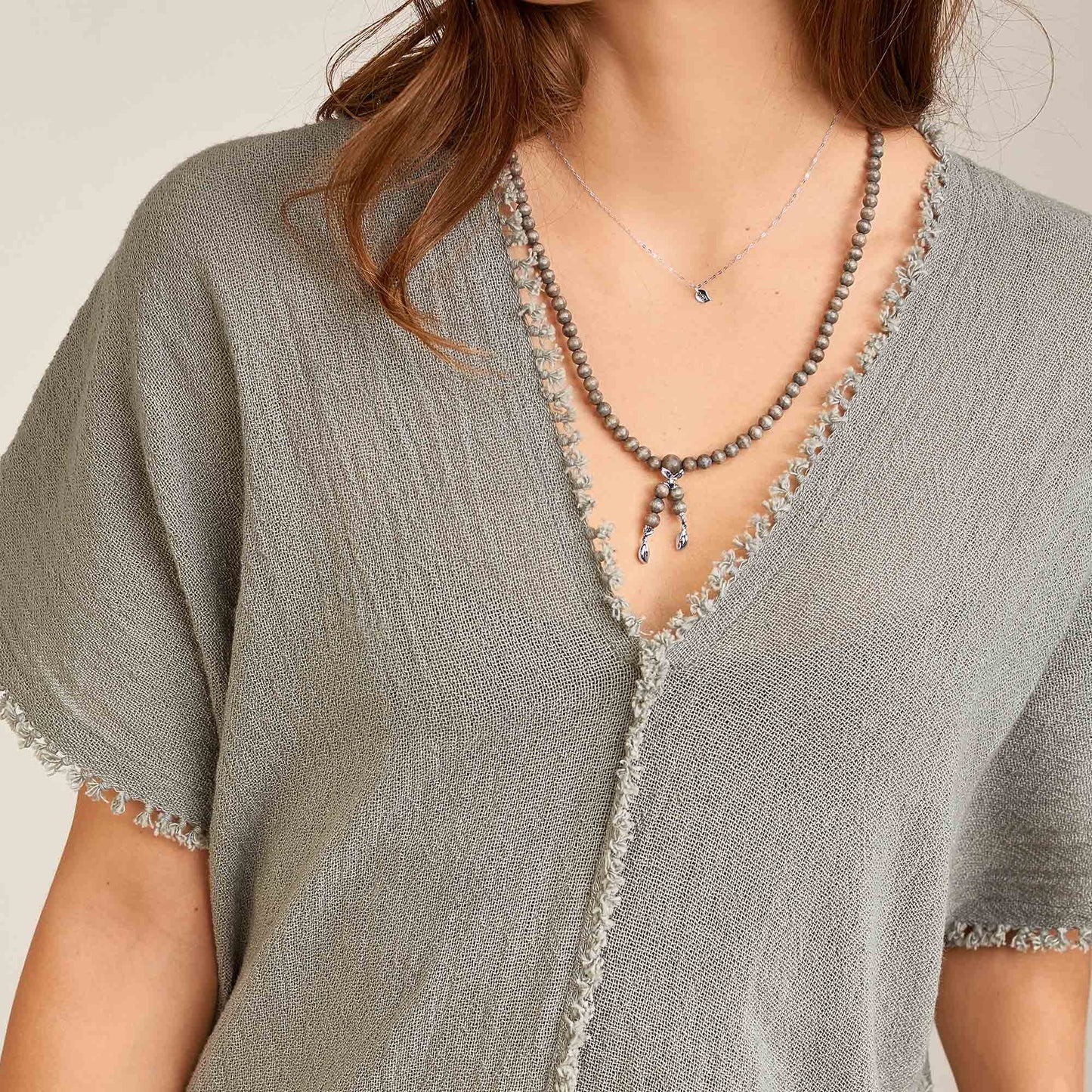 INDIA Armband medium Greywood von Tamara Comolli (B-IND-GW-m-wg)