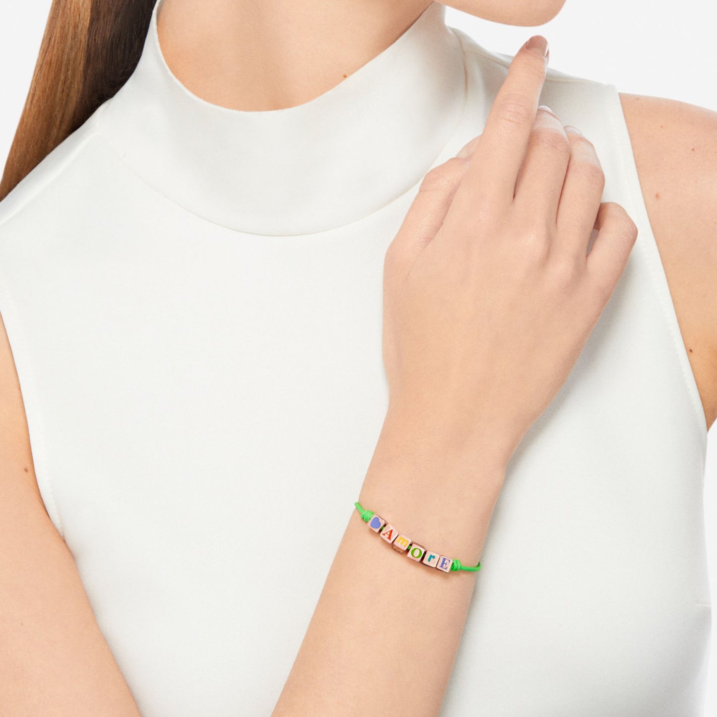 DoDo Armband Amore (DBC3004-LETAR-VFRAG) aus Silber mit Emaille