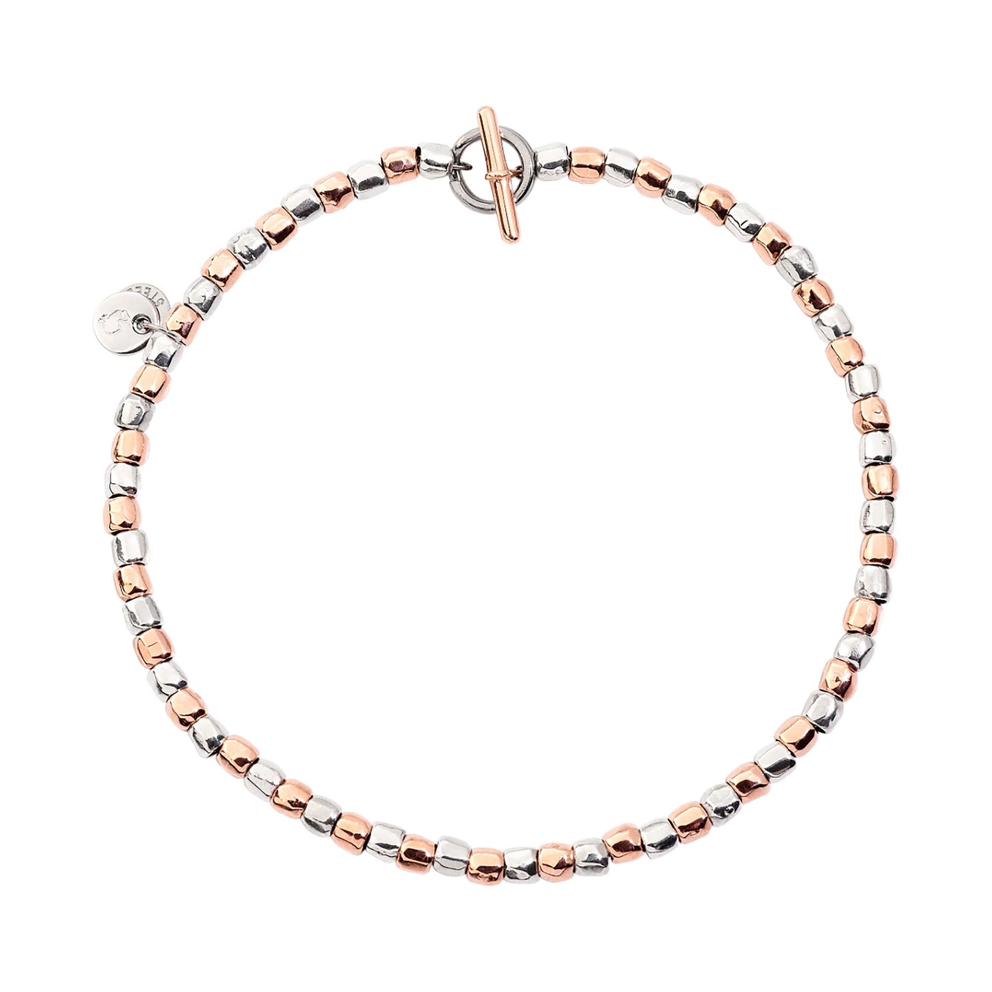 DoDo Armband Mini-Granelli (DBC0002-GRANX-G9AMX) aus Bicolor-Gold