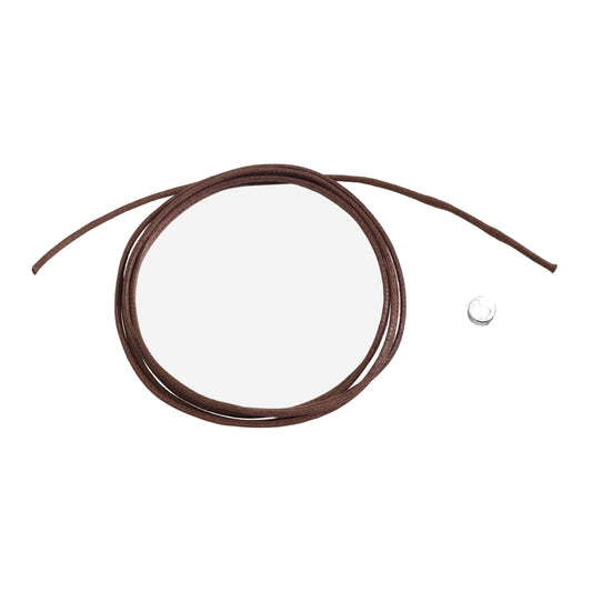 DoDo Dünne Kordel (DDA6005-CORDS-0MOAG) aus Silber