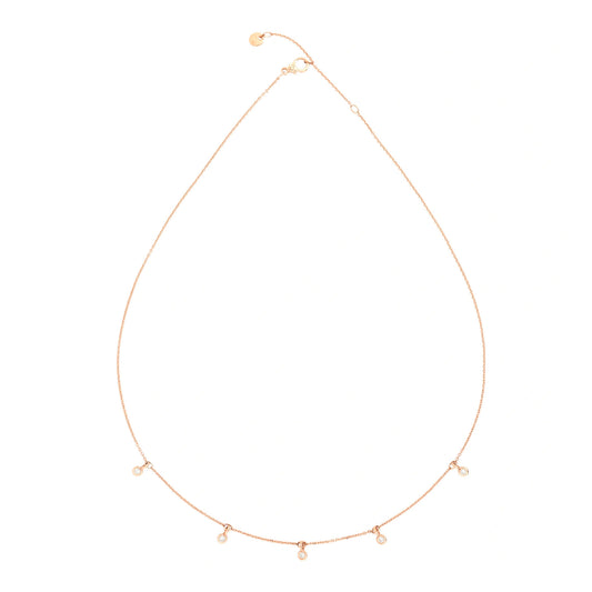 Halskette Essentials, Roségold • Diamant von DoDo (DCC2011-ESSEN-DB09R)