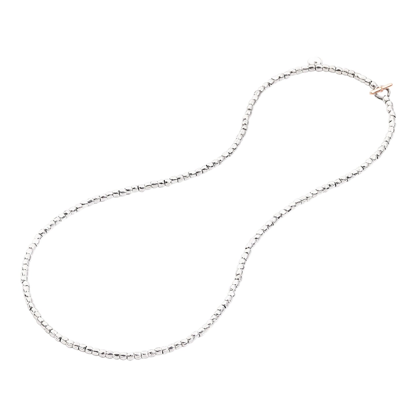 DoDo Halskette Mini-Granelli (DCC0002-GRANX-GAGMX) aus Bicolor-Gold