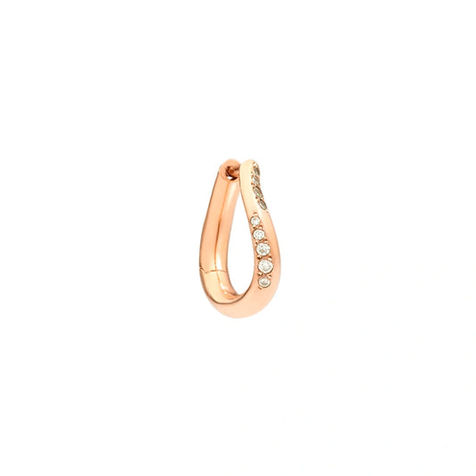 DoDo Ohrring Essentials Precious (DHC2013-ESSEN-DB09R) aus Roségold mit Diamant