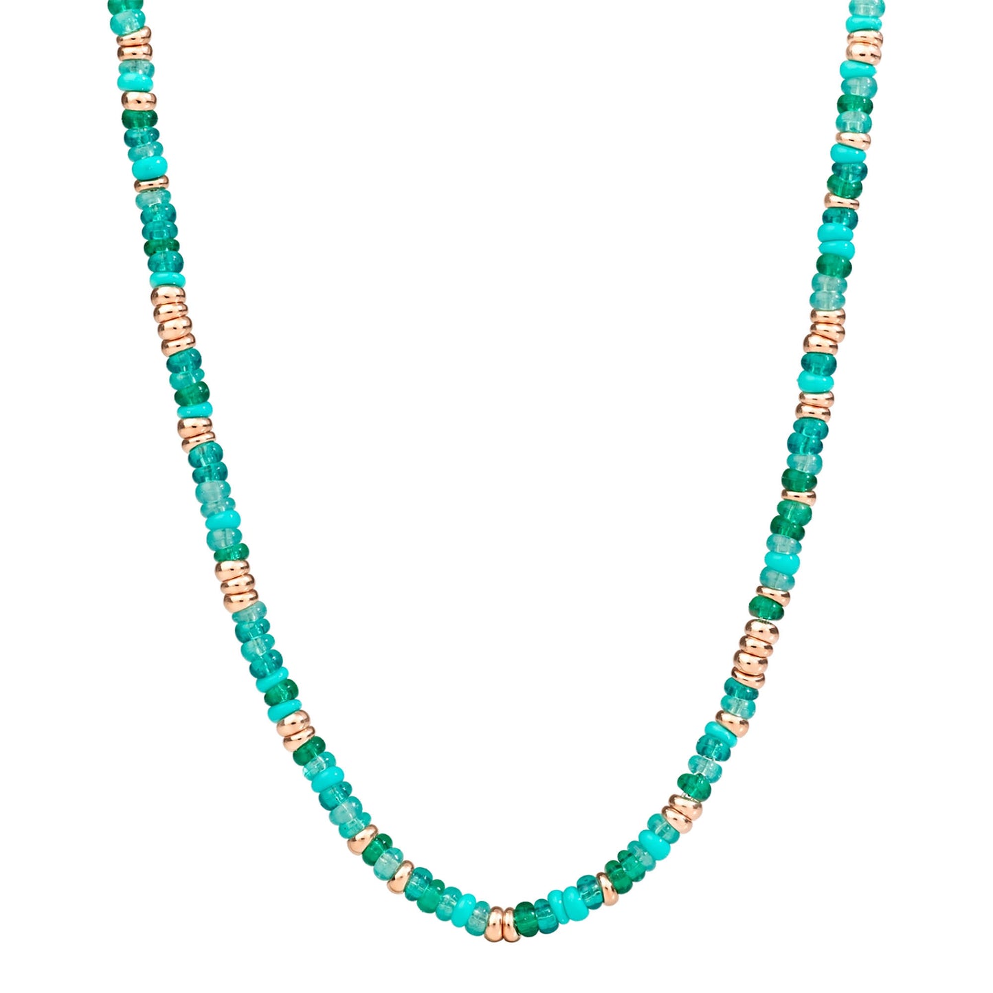 DoDo Rondelle-Halskette (DCC2007-RONDE-VERAG) aus Silber