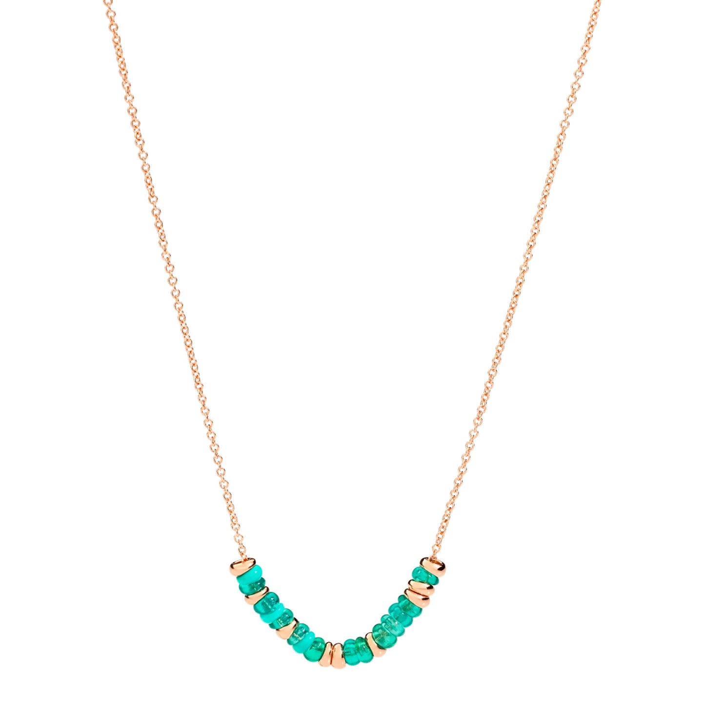 DoDo Rondelle-Halskette (DCC2008-RONDE-VERAG) aus Silber