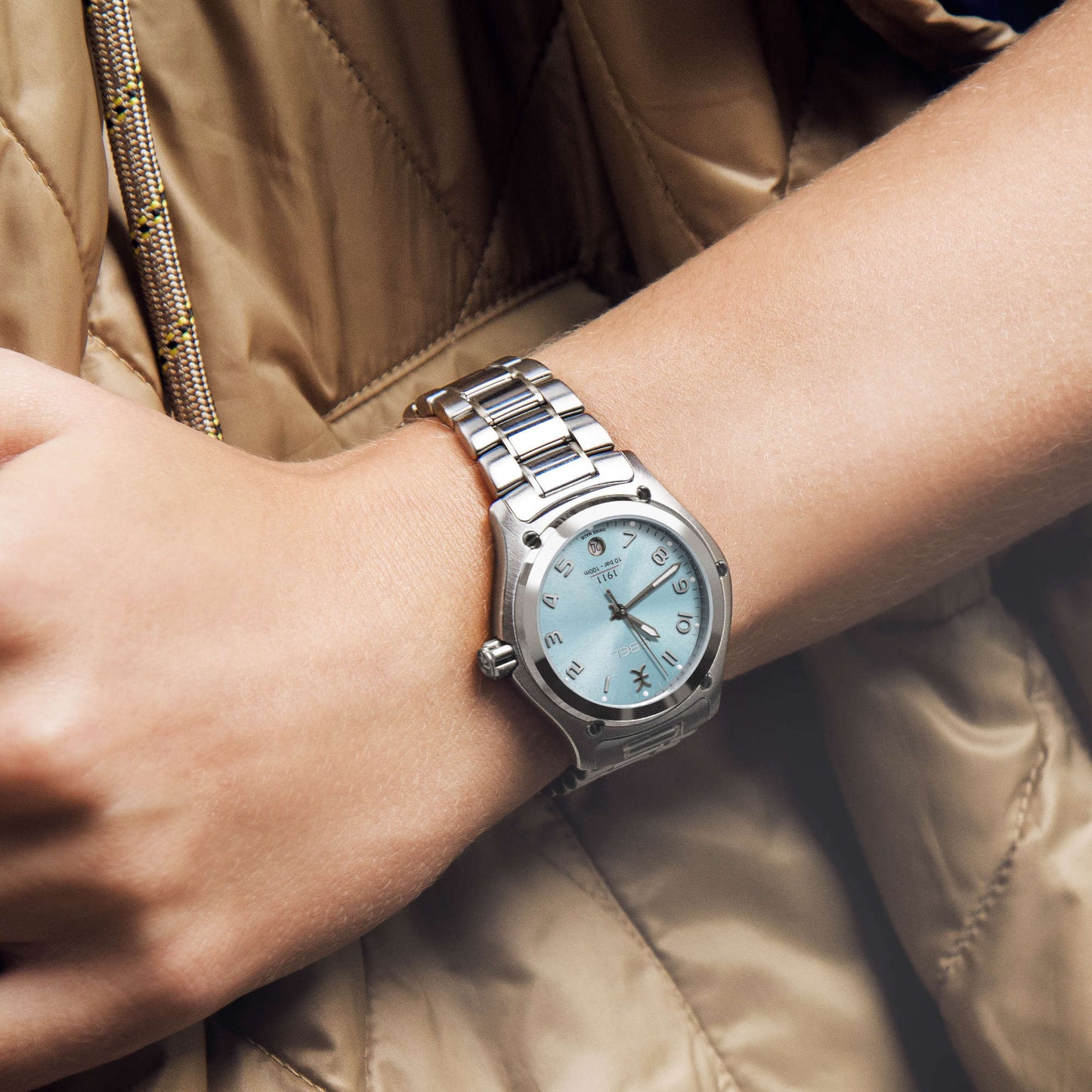 Ebel 1911, Edelstahl • Quarz von EBEL (1216578)