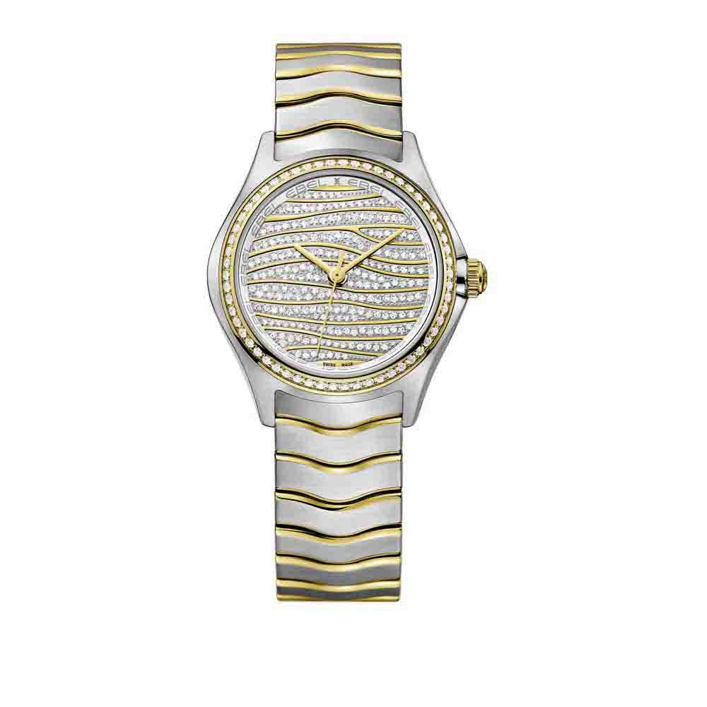 Wave Lady, Edelstahl • Diamant • Quarz von EBEL (1216285)