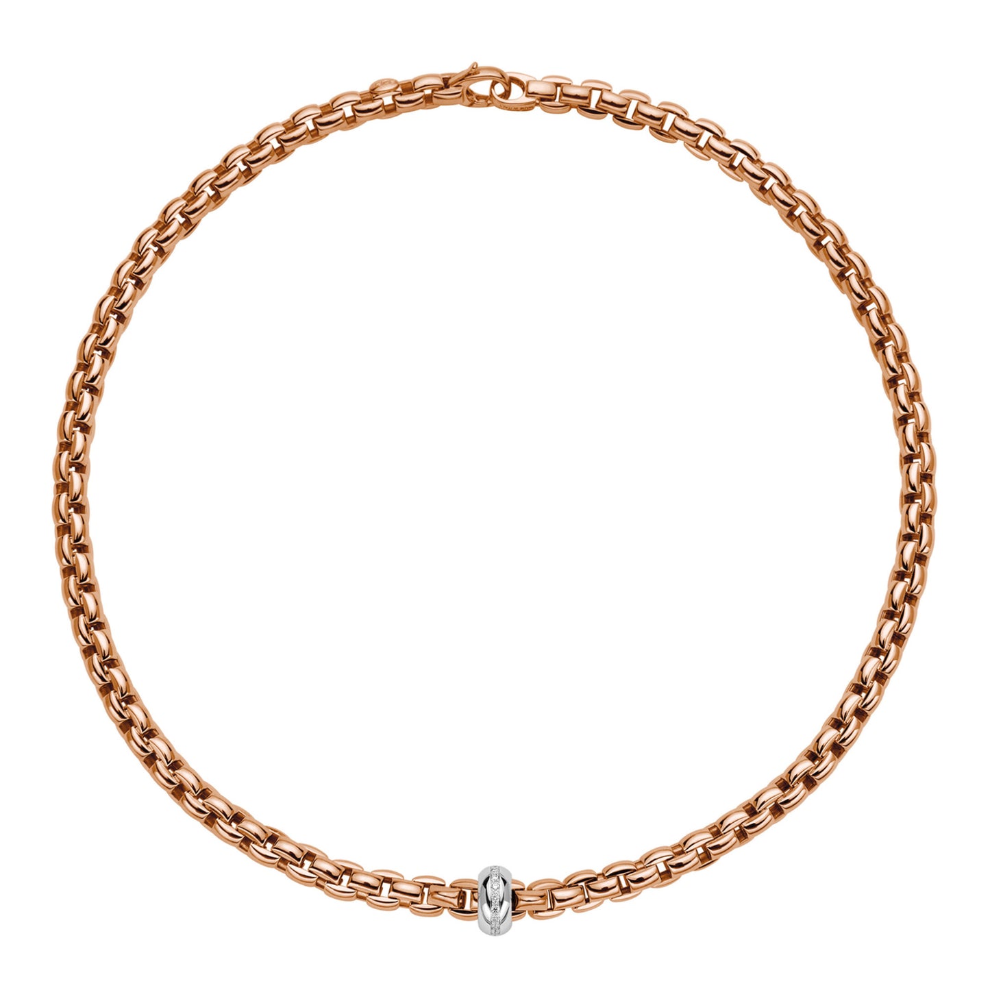 Eka Flex'it Collier, Bicolor-Gold • Diamant von FOPE (70705CX_BB_R_XBX_043) Eka Flex'it Collier, Bicolor-Gold • Diamant von FOPE (70705CX_BB_R_XBX_043)