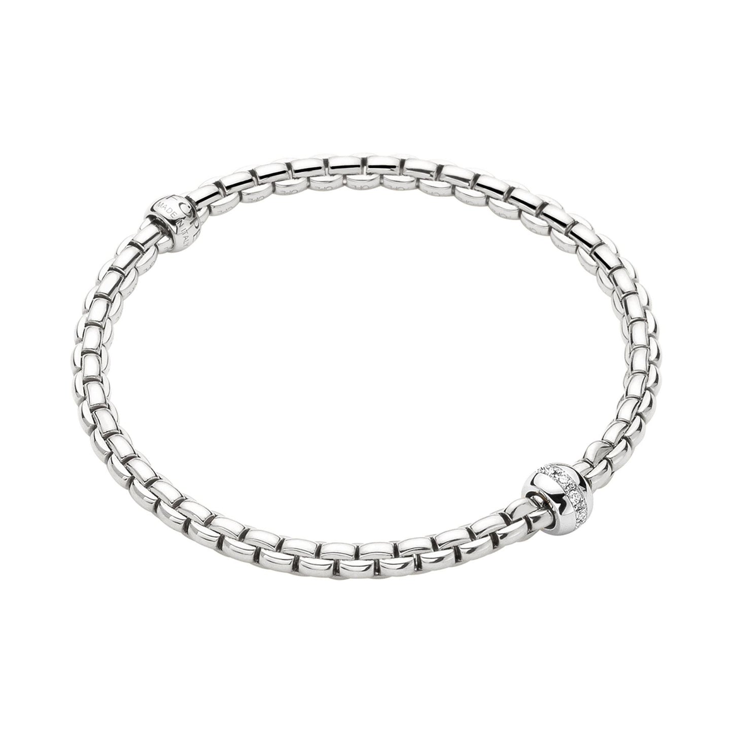 Eka Tiny Flex'it Armband, Weißgold • Diamant von FOPE (73301BX_BB_B_XBX_0XS)