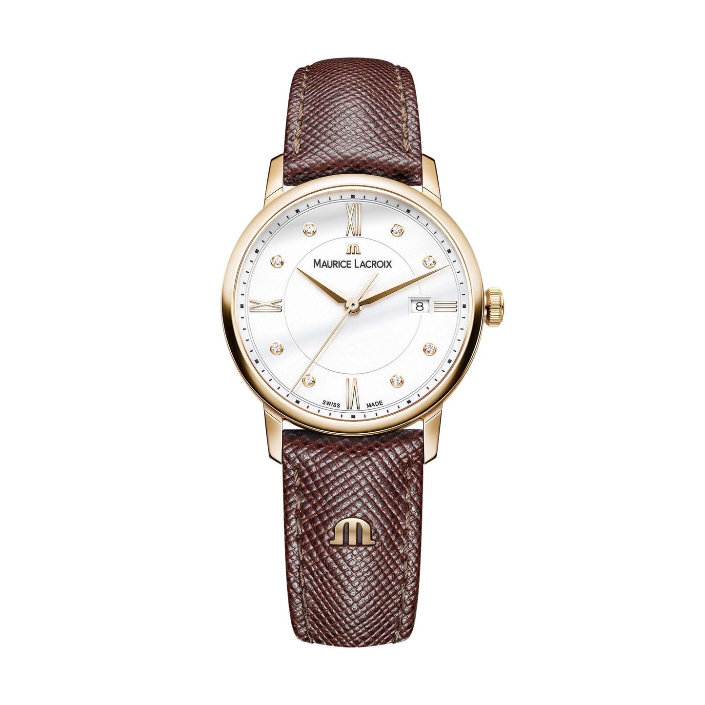 Eliros Date 30mm, Roségold • Diamant von Maurice Lacroix (EL10944-PVP01-150-1)