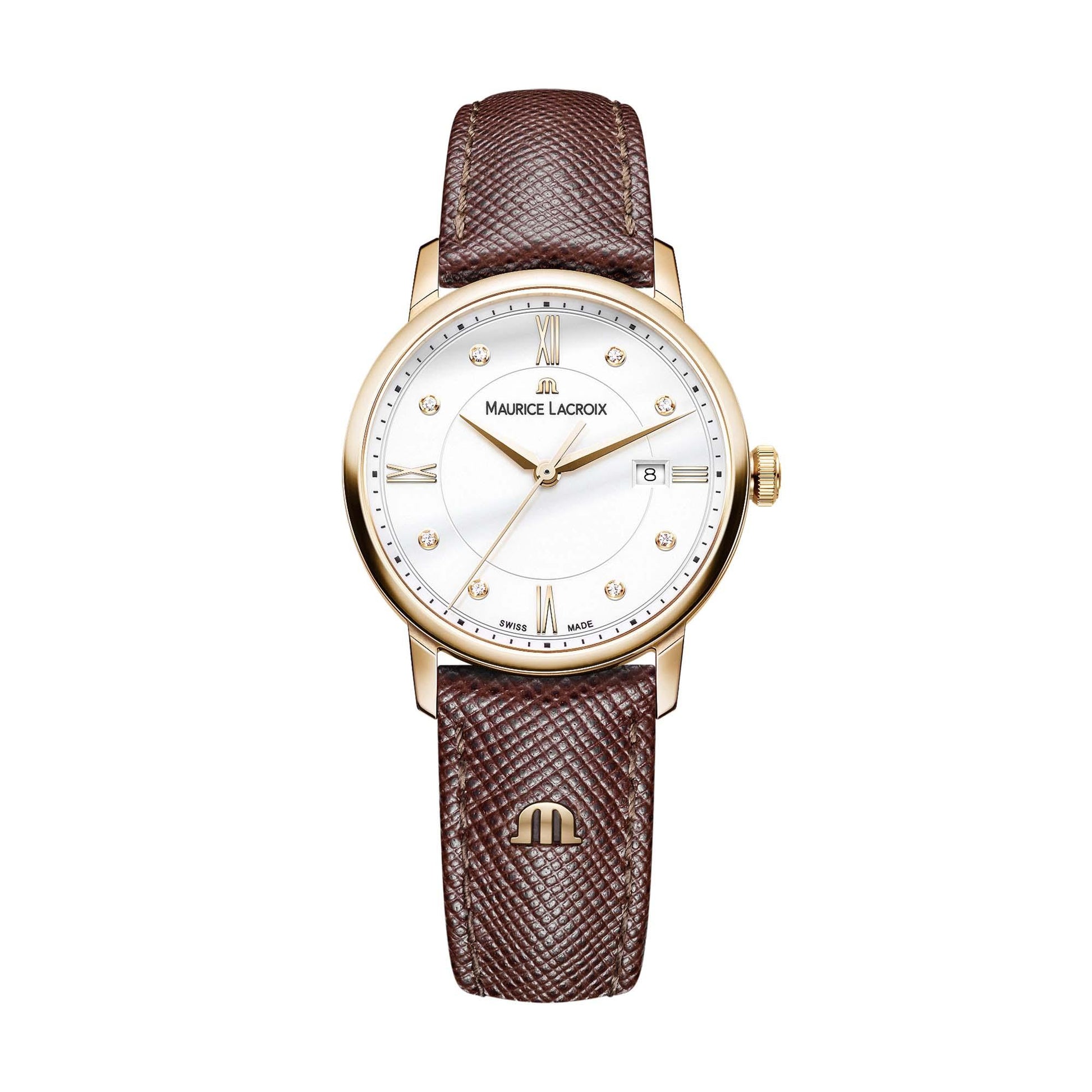 Eliros Date 30mm, Roségold • Diamant von Maurice Lacroix (EL10944-PVP01-150-1)