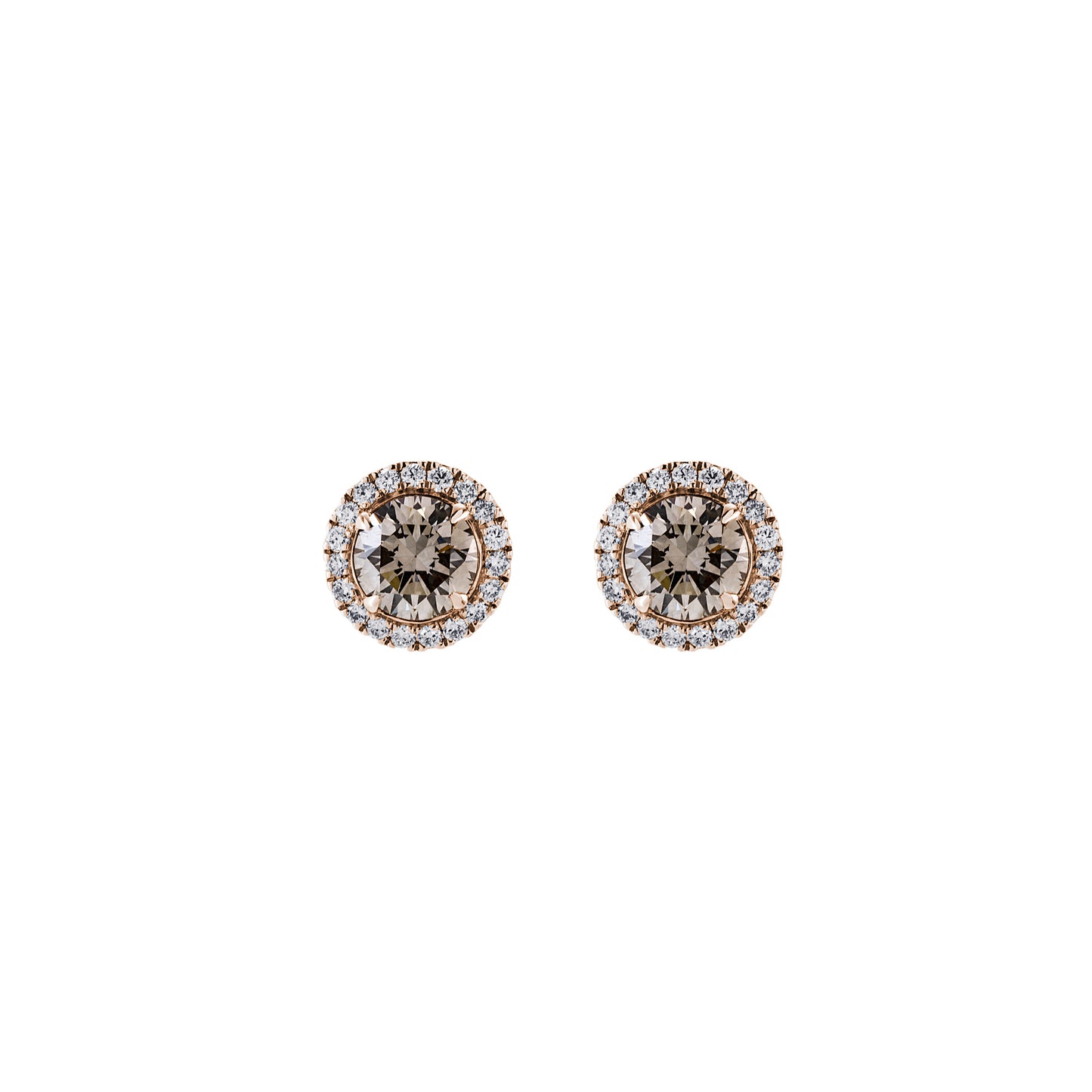 Fancy Colours Ohrstecker, Roségold • Diamant von Hans D. Krieger (411.7105.10.4)