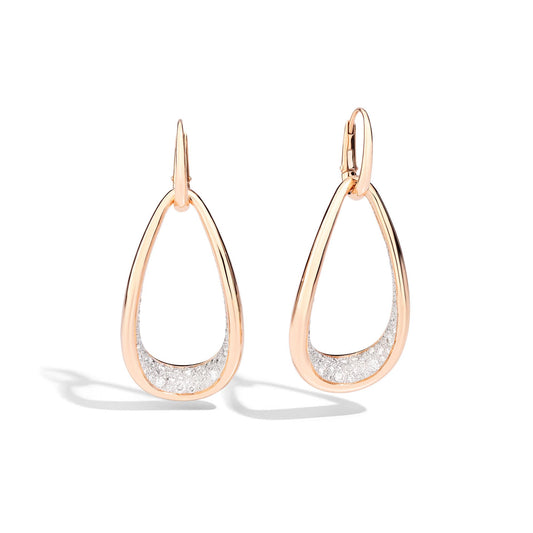Fantina Ohrhänger, Roségold • Diamant von Pomellato (POC0091O7WHRDB000)
