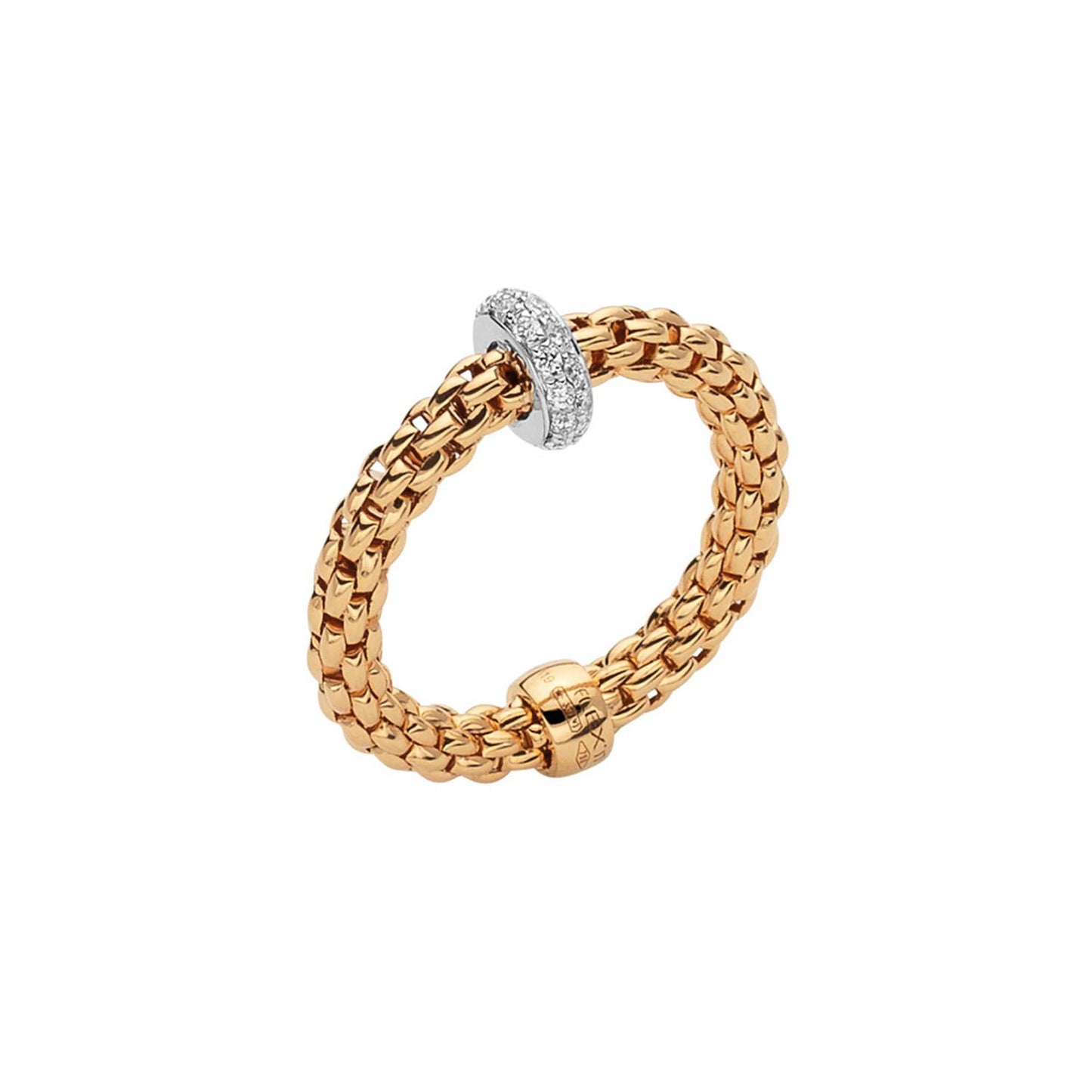 Flex'it Prima Ring, Bicolor-Gold • Diamant von FOPE (74508AX_BB_G_XBX_00L) Flex'it Prima Ring, Bicolor-Gold • Diamant von FOPE (74508AX_BB_G_XBX_00L)
