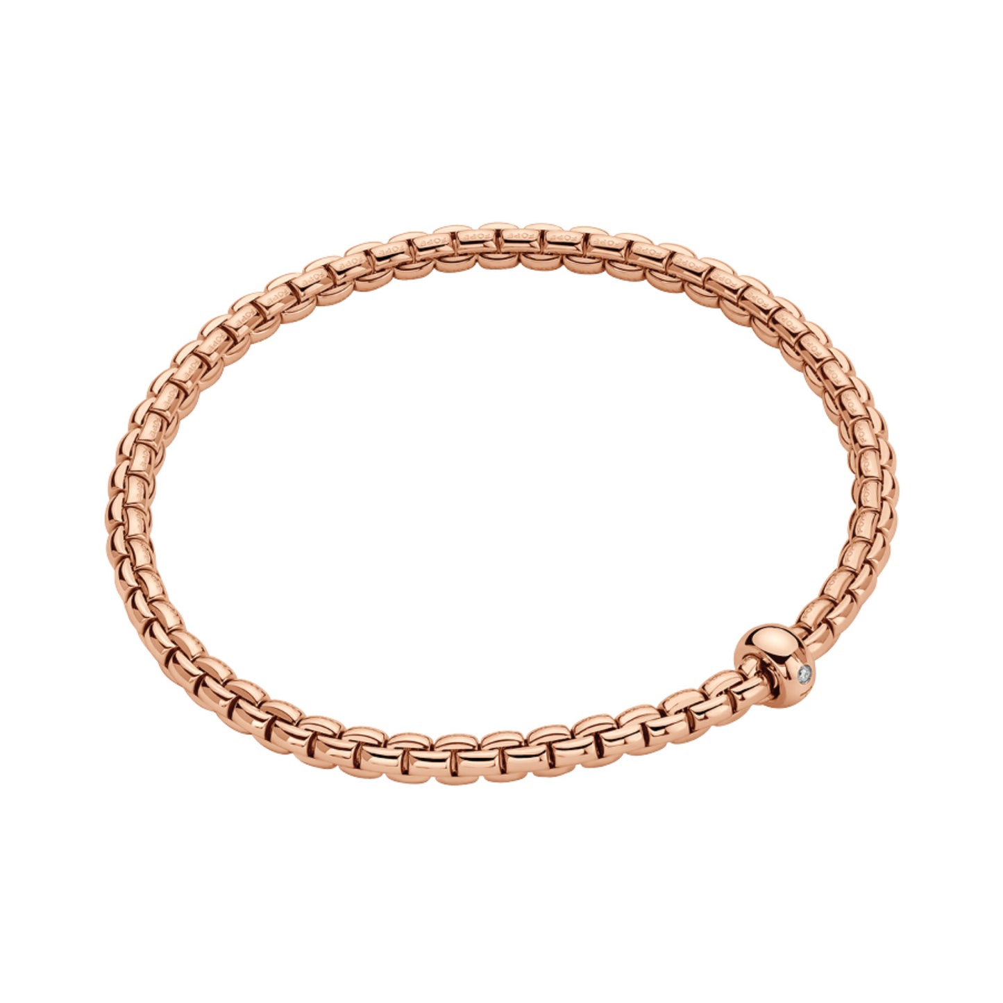 FOPE Eka Flex'it Armband - 01M01BX_BB_R_XRX_0XS (0XS) aus Roségold mit Diamant