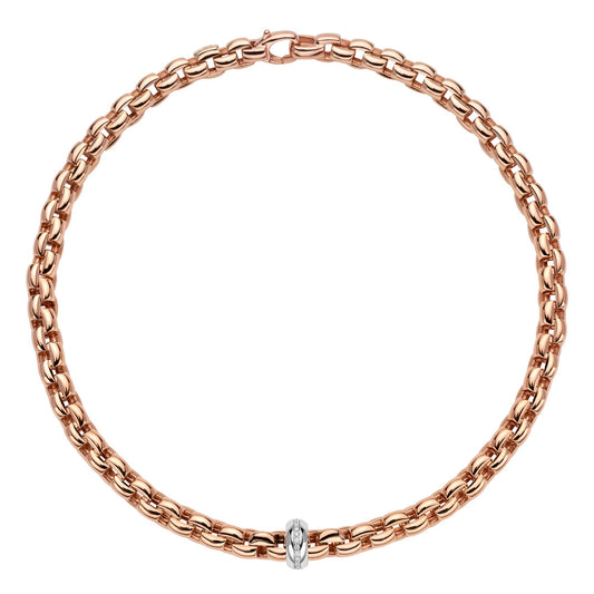 FOPE Eka Flex'it Collier - 60711CX_BB_R_XBX_043 (043) aus Bicolor-Gold mit Diamant