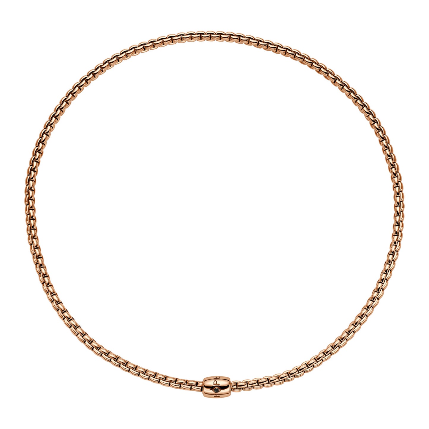 FOPE Eka Flex'it Halskette - 07F01CX_BN_R_XRX_034 (034) aus Roségold mit Diamant