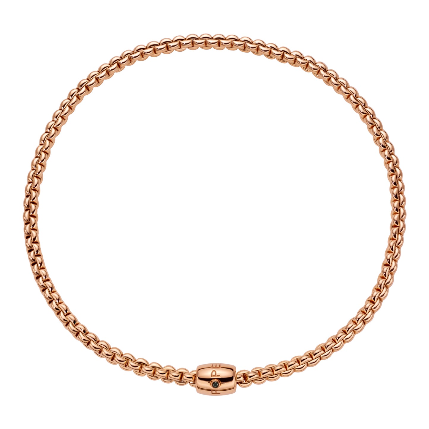 FOPE Eka Flex'it Halskette - 07F10CX_BN_R_XRX_043 (043) aus Roségold mit Diamant