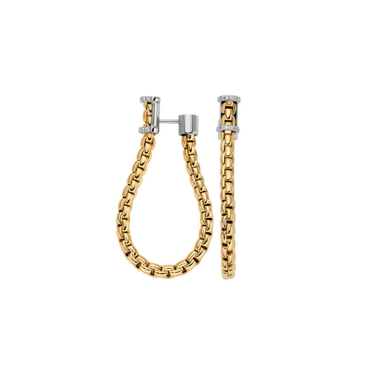 FOPE Essentials Ohrhänger - 11E01OX_BB_G_XBX_000 (000) aus Bicolor-Gold mit Diamant