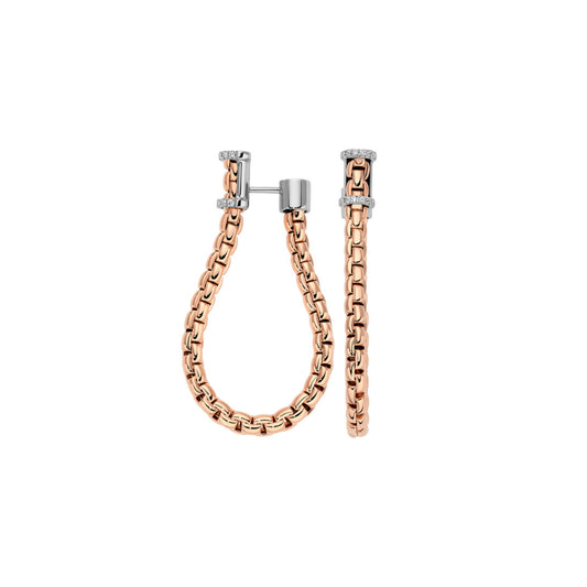 FOPE Essentials Ohrhänger - 11E01OX_BB_R_XBX_000 (000) aus Bicolor-Gold mit Diamant