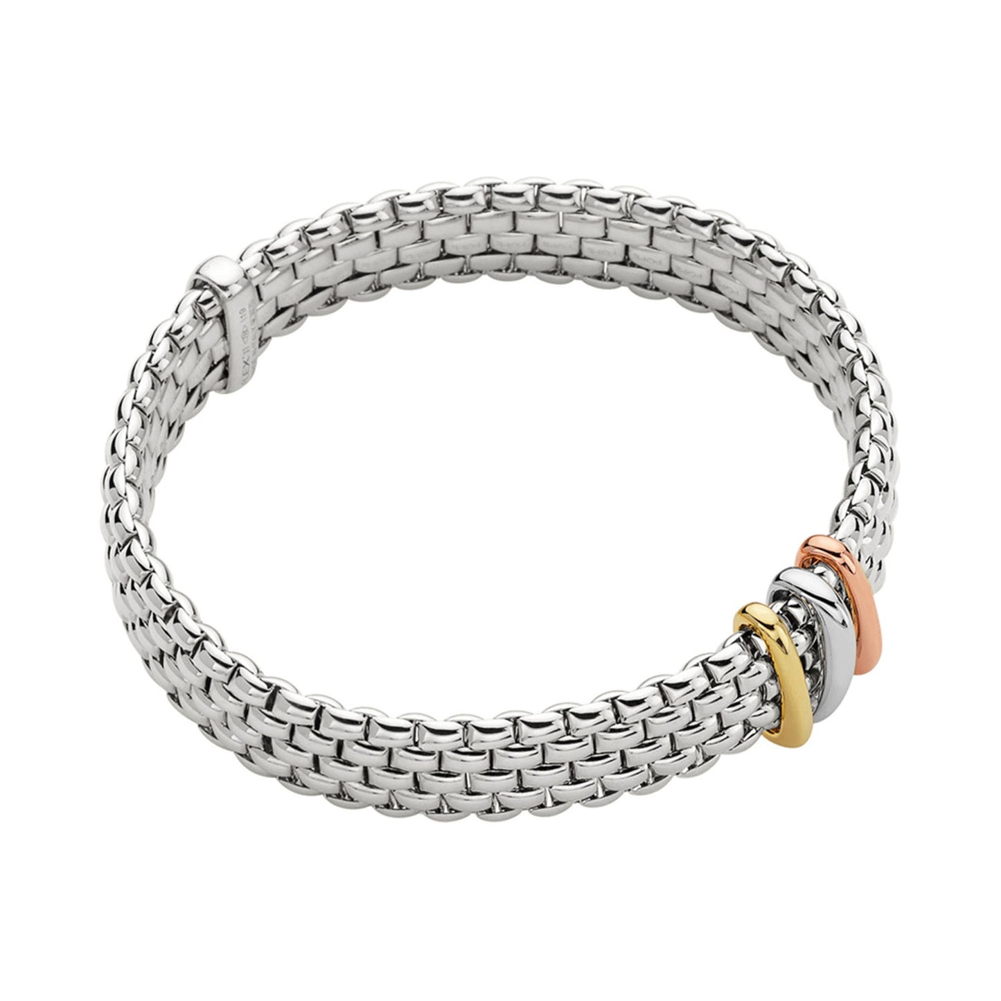 FOPE Panorama Flex'it Armband - 58704BX_XX_B_RBG_00S (00S) aus Tricolor-Gold