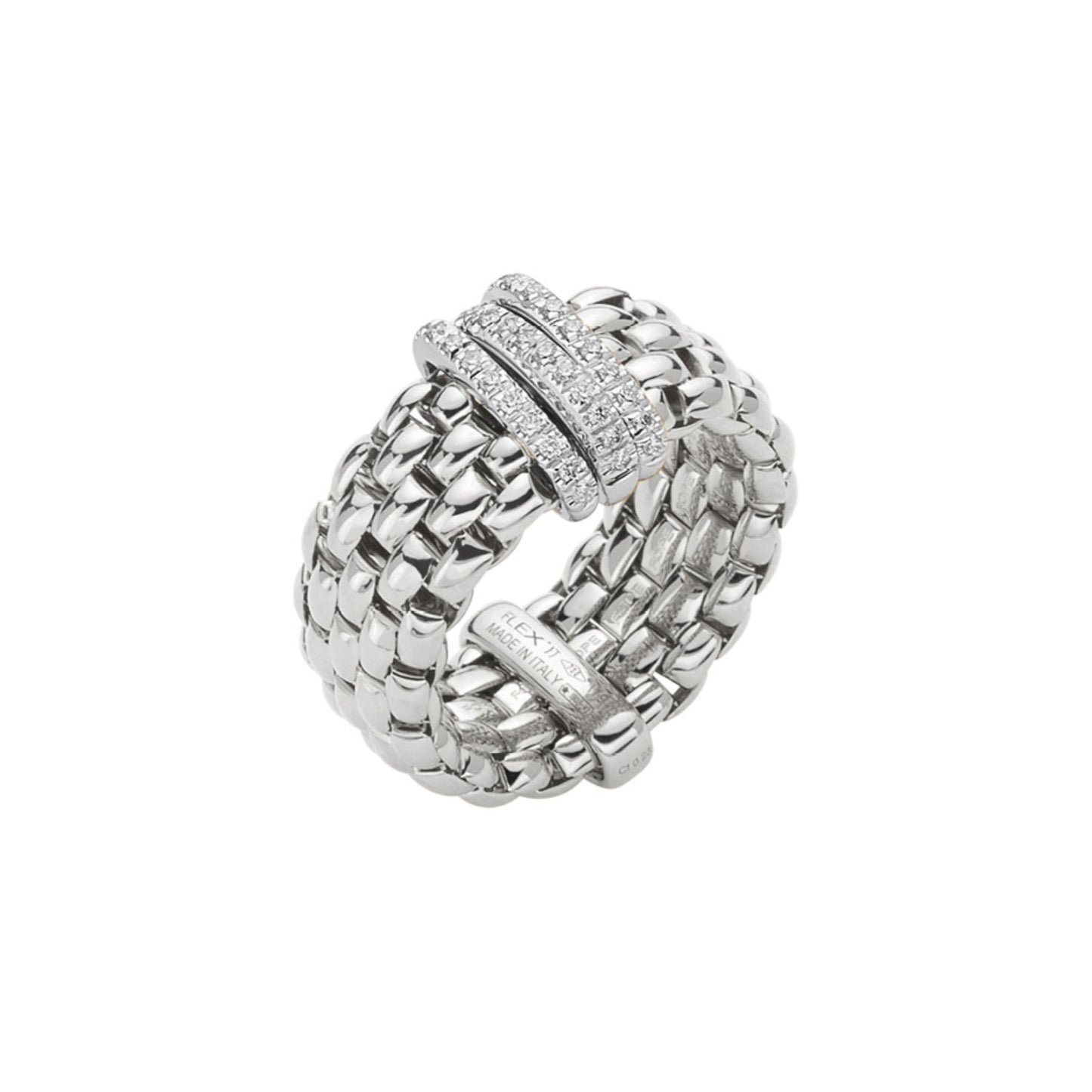 FOPE Panorama Flex'it Ring - 58704AX_PB_B_BBB_00S (00S) aus Weißgold mit Diamant