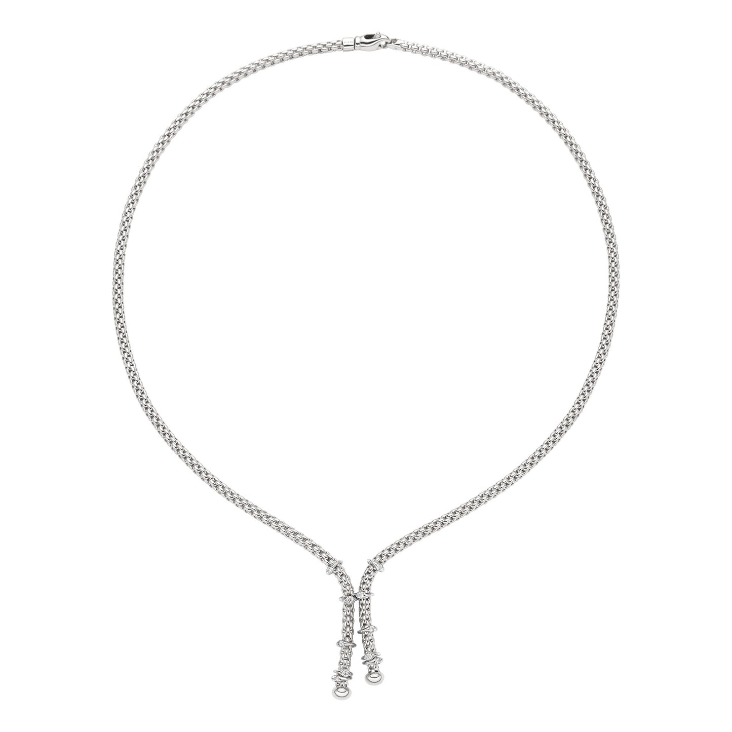 FOPE Prima Flex'it Collier - 74608CX_BB_B_XBX_043 (043) aus Weißgold mit Diamant