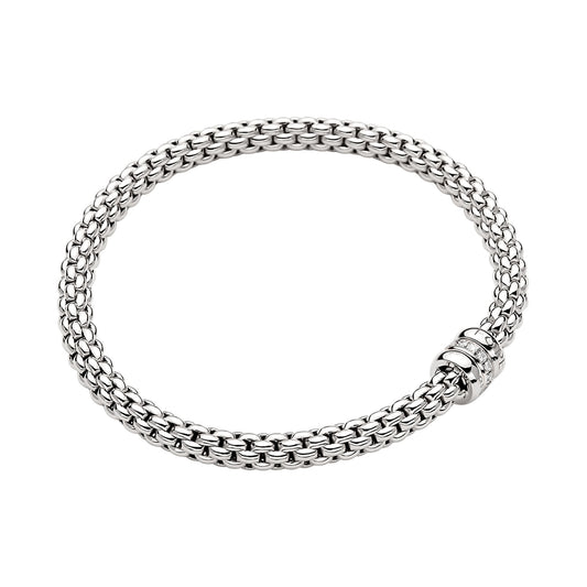 FOPE Solo Flex'it Armband - 62106BX_BB_B_BBB_0XS (0XS) aus Weißgold mit Diamant