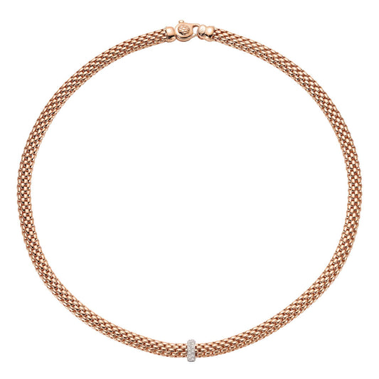 FOPE Vendôme Flex'it Collier - 56002CX_BB_R_XBX_043 (043) aus Bicolor-Gold mit Diamant