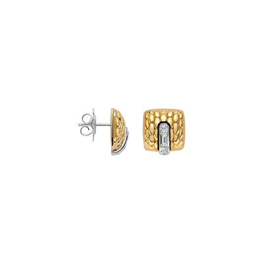 Vendôme Gold Ohrstecker, Bicolor-Gold • Diamant von FOPE (58302OX_BB_G_XXX_000)