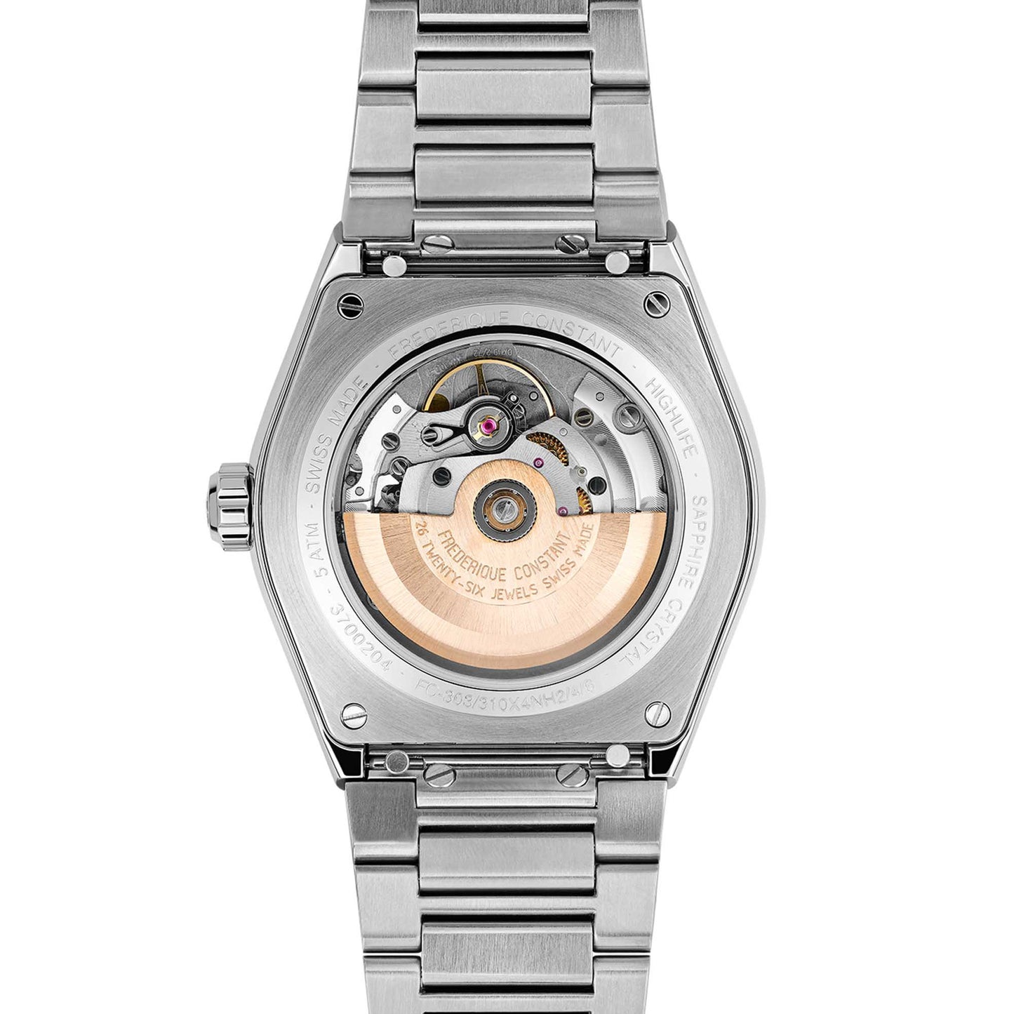 Frederique Constant Highlife Automatic COSC (FC-303N4NH6B) aus Silber