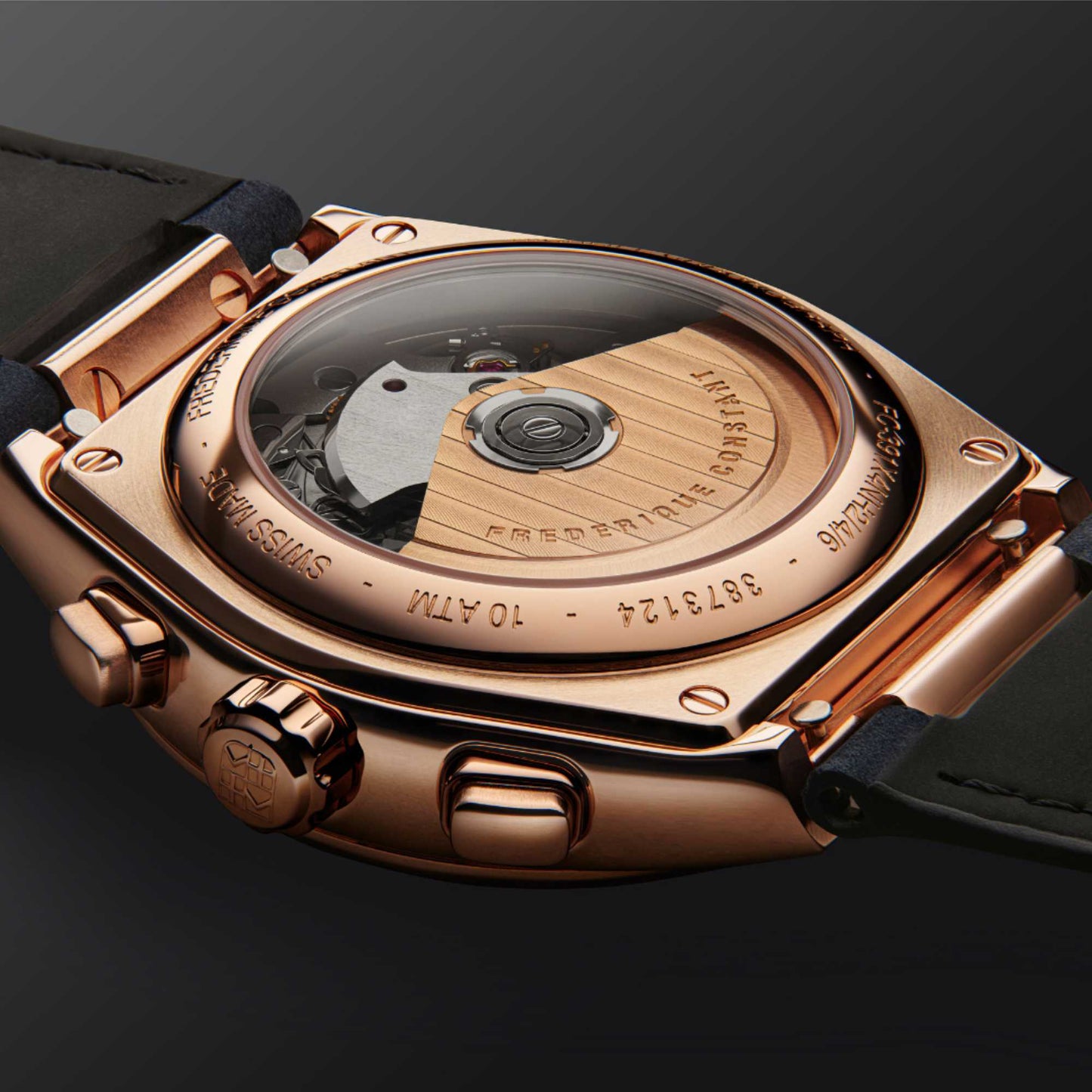 Highlife Chronograph Automatik, Leder von Frederique Constant (FC-391NS4NH4)