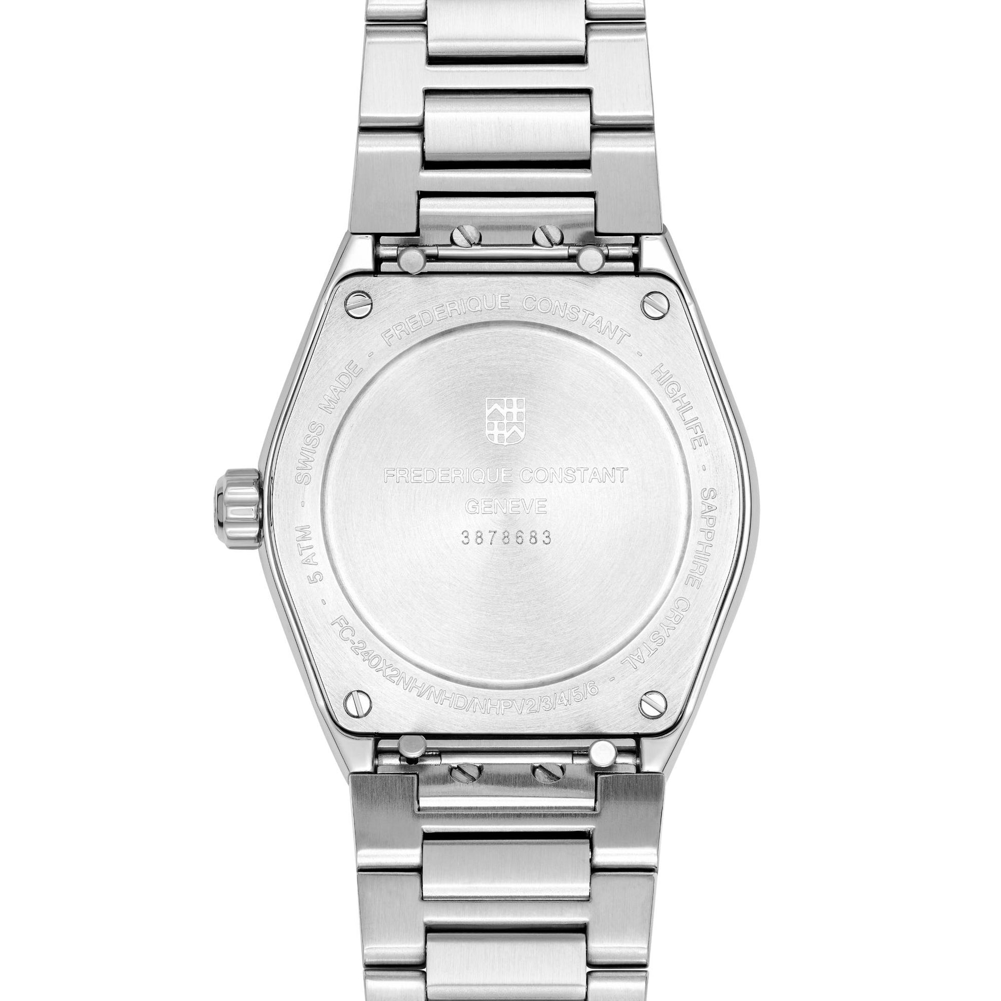 Highlife Damen Quarz, Edelstahl • Diamant von Frederique Constant (FC-240BGD2NH6B)