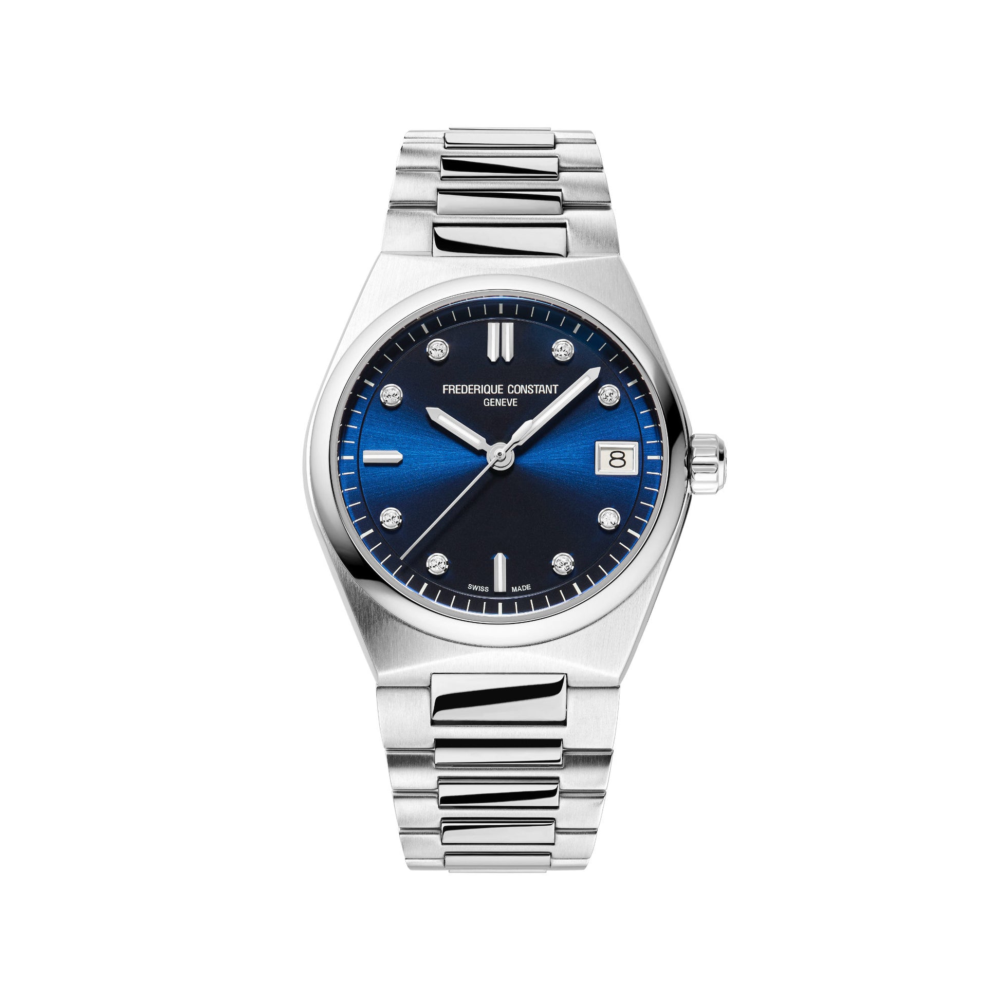 Highlife Damen Quarz, Edelstahl • Diamant von Frederique Constant (FC-240ND2NH26B)