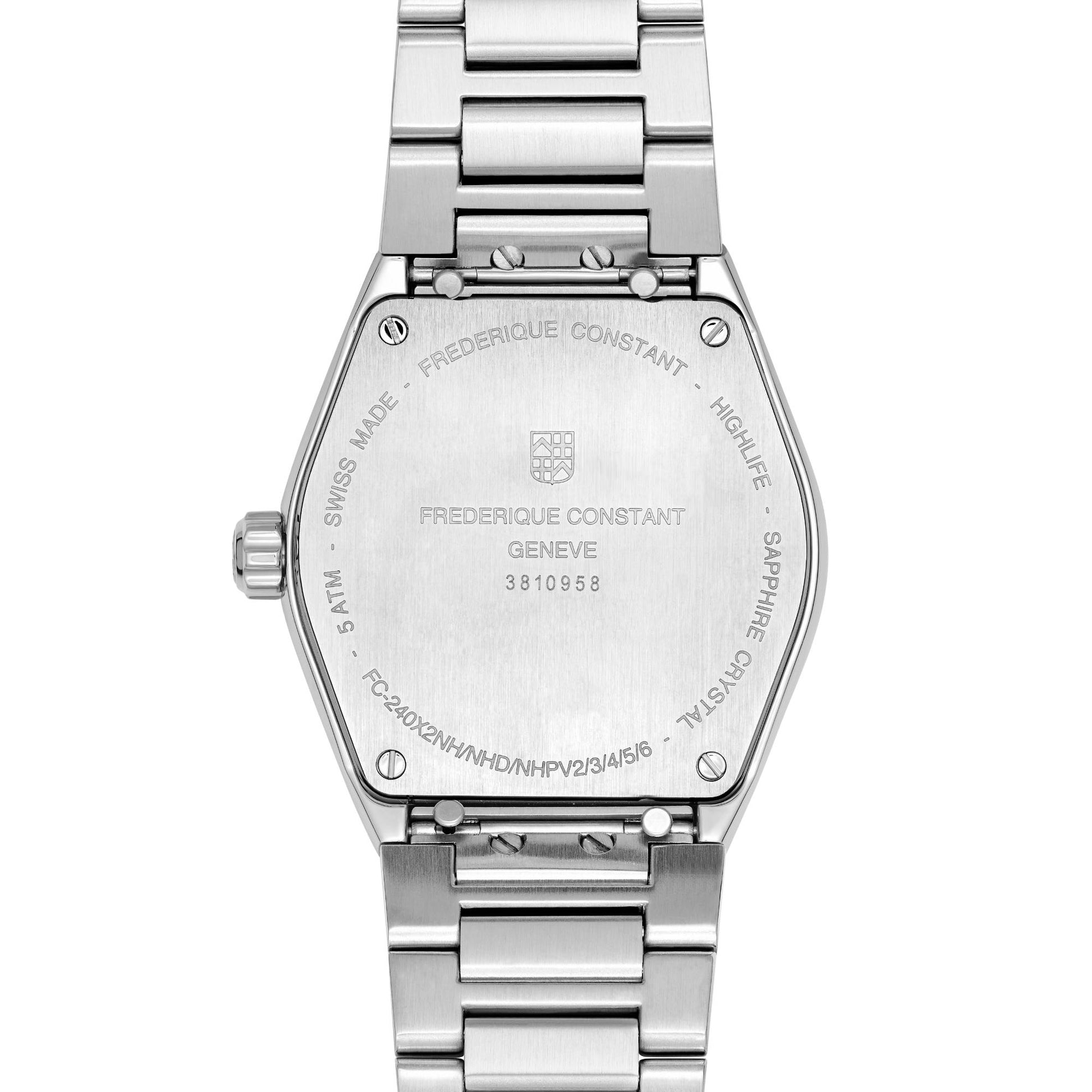 Highlife Damen Quarz, Edelstahl • Diamant von Frederique Constant (FC-240ND2NH26B)