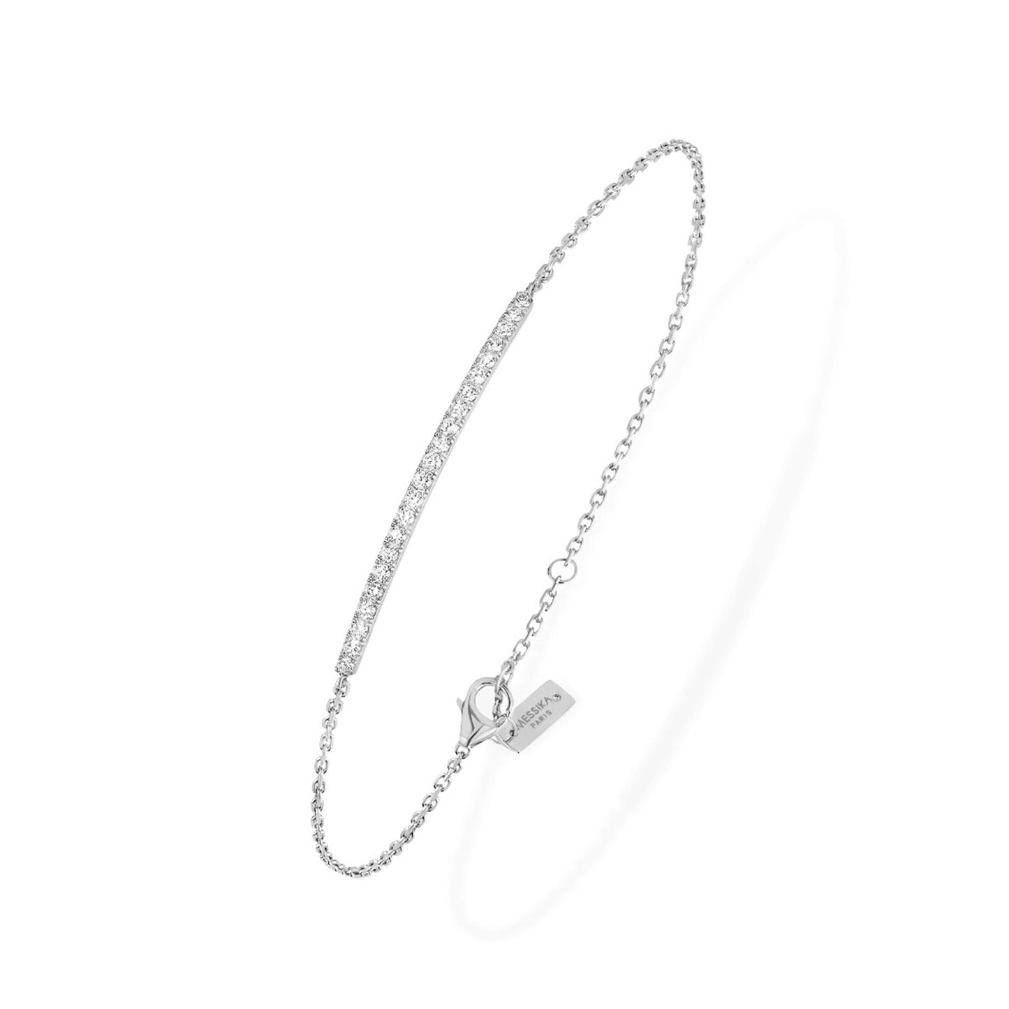 Gatsby Bar Armband, Weißgold • Diamant von Messika (05446-WG)