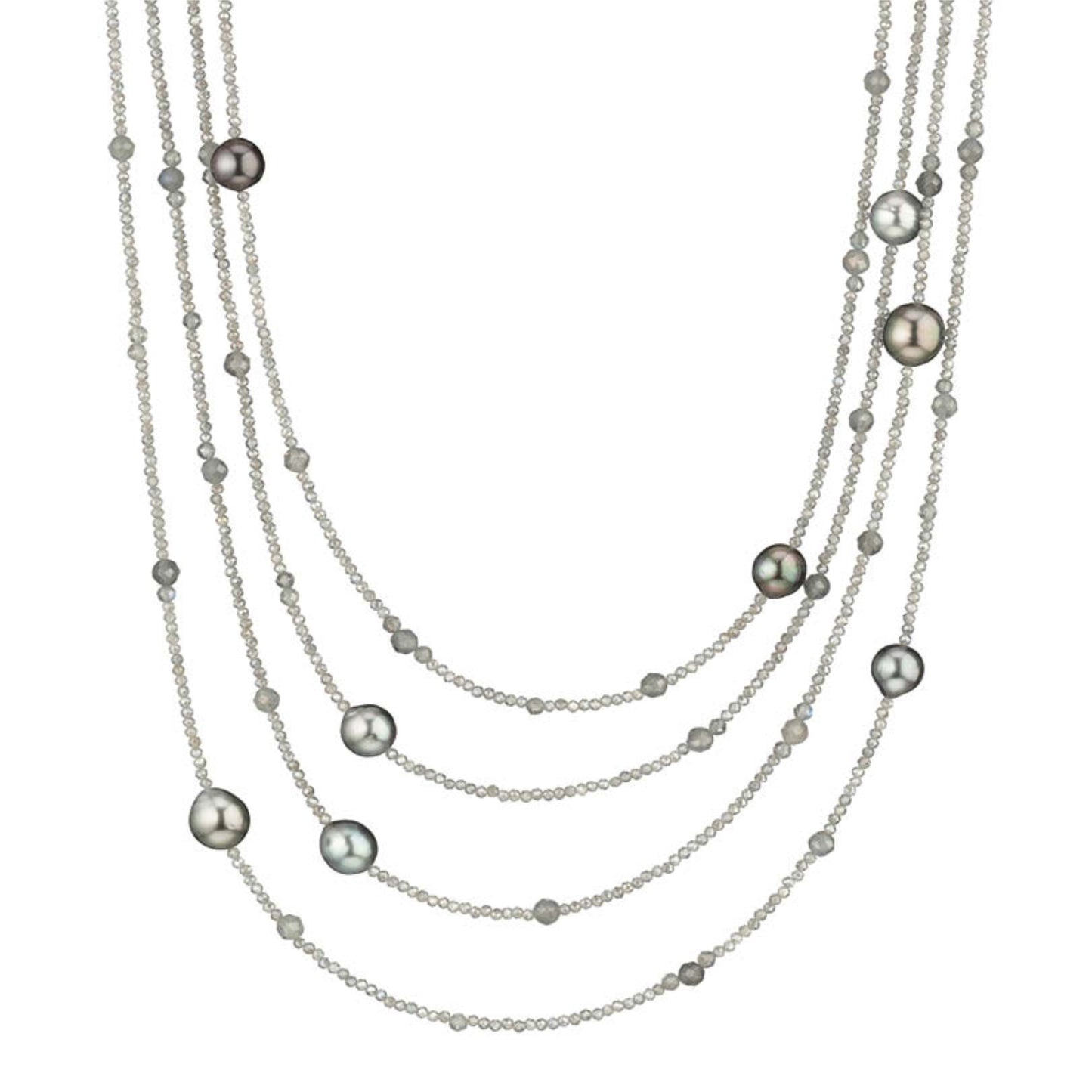 Big Bang Collier, Weißgold von Gellner (2-81679-01)