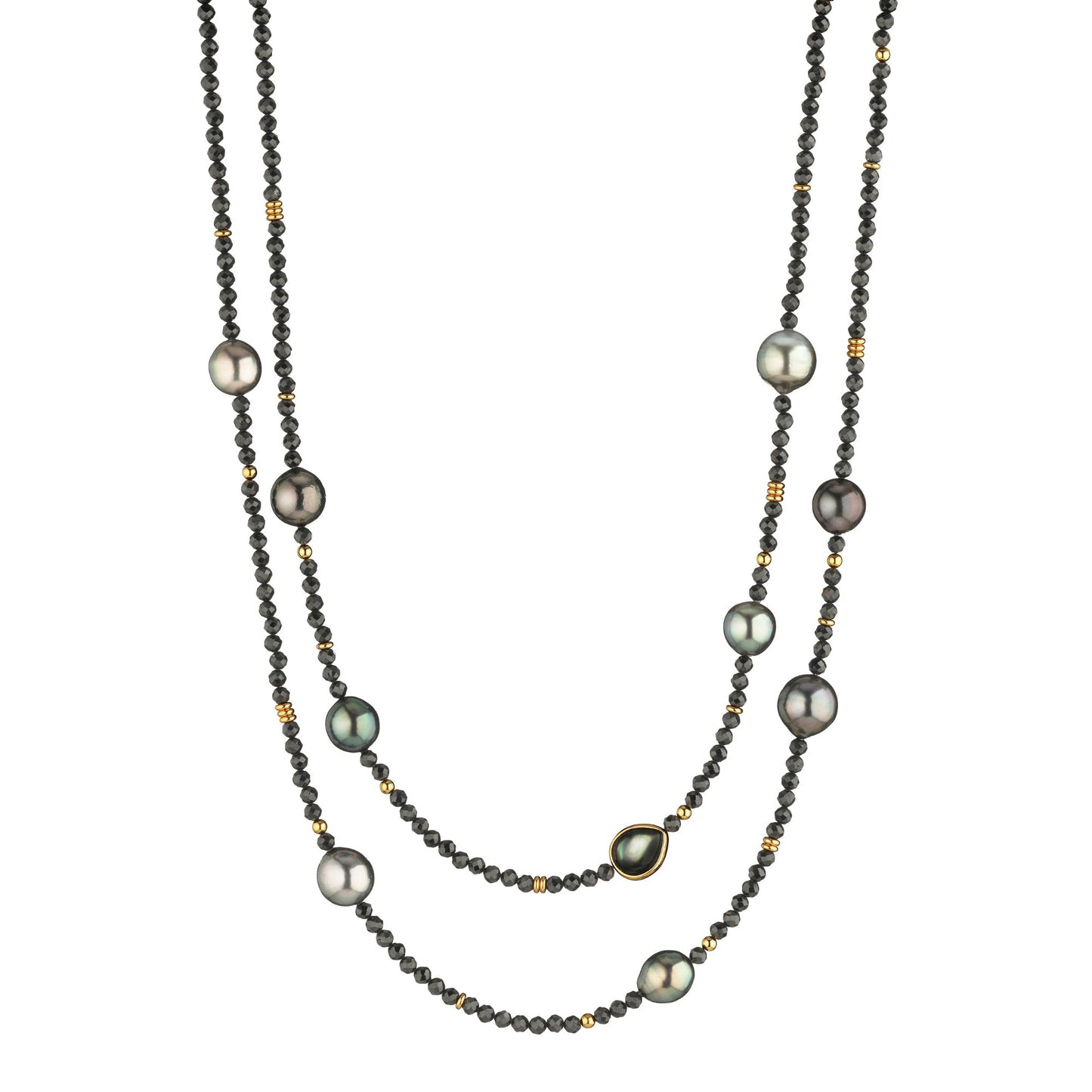 Big Bang Collier, Gelbgold • Perlmutt • Spinell von Gellner (2-81693-01)
