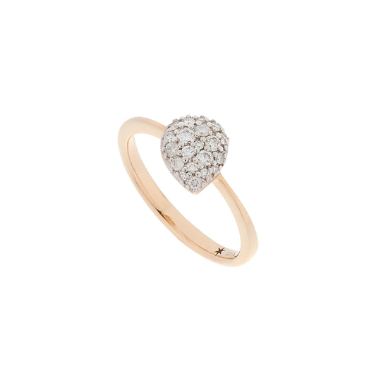 Grimaldo Luce Ring (LU-RG02PW-01) aus Roségold mit Diamant