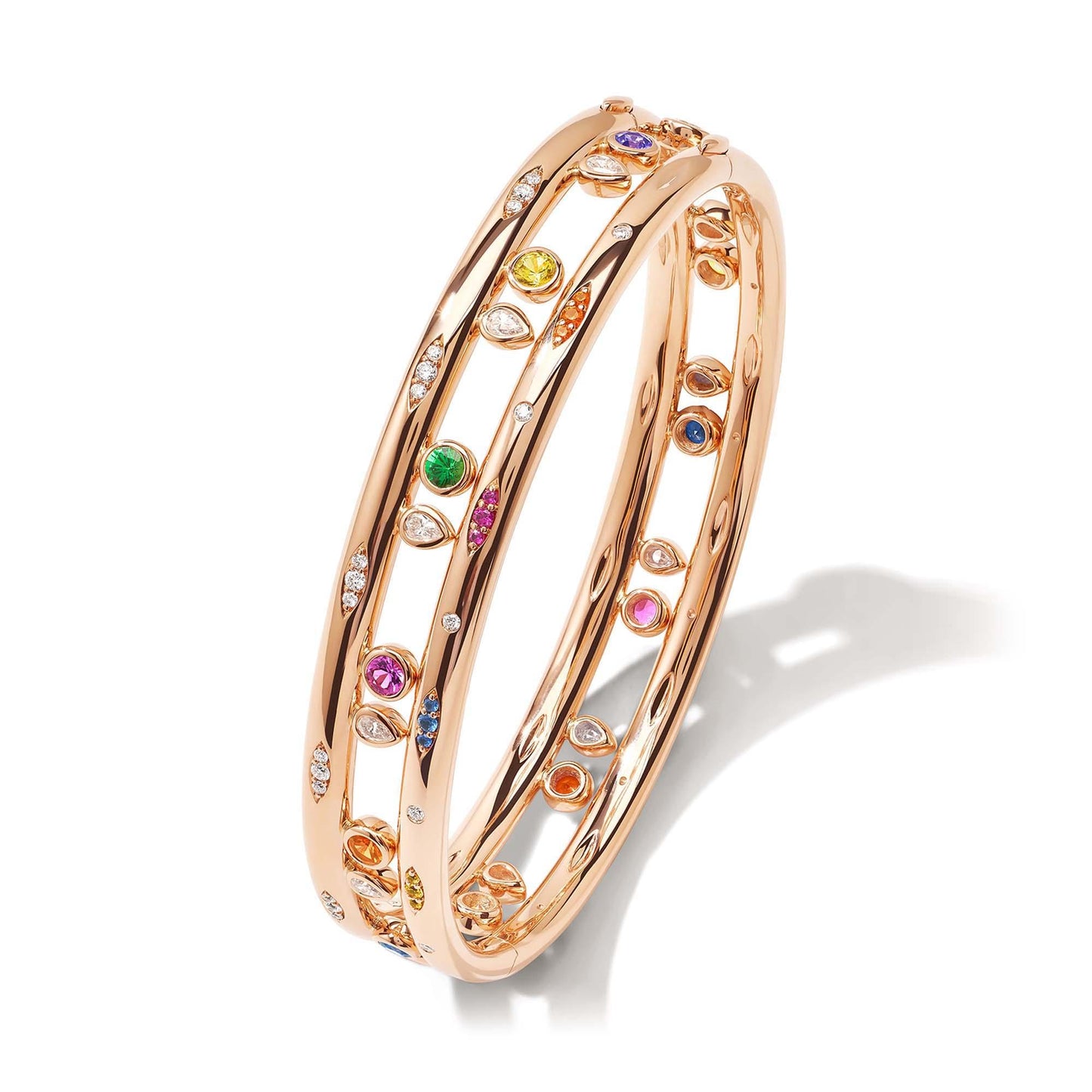 GYPSY Armspange Candy medium, Roségold • Edelsteine von Tamara Comolli (BA-Gyp-Can-17-rg) GYPSY Armspange Candy medium, Roségold • Edelsteine von Tamara Comolli (BA-Gyp-Can-17-rg)