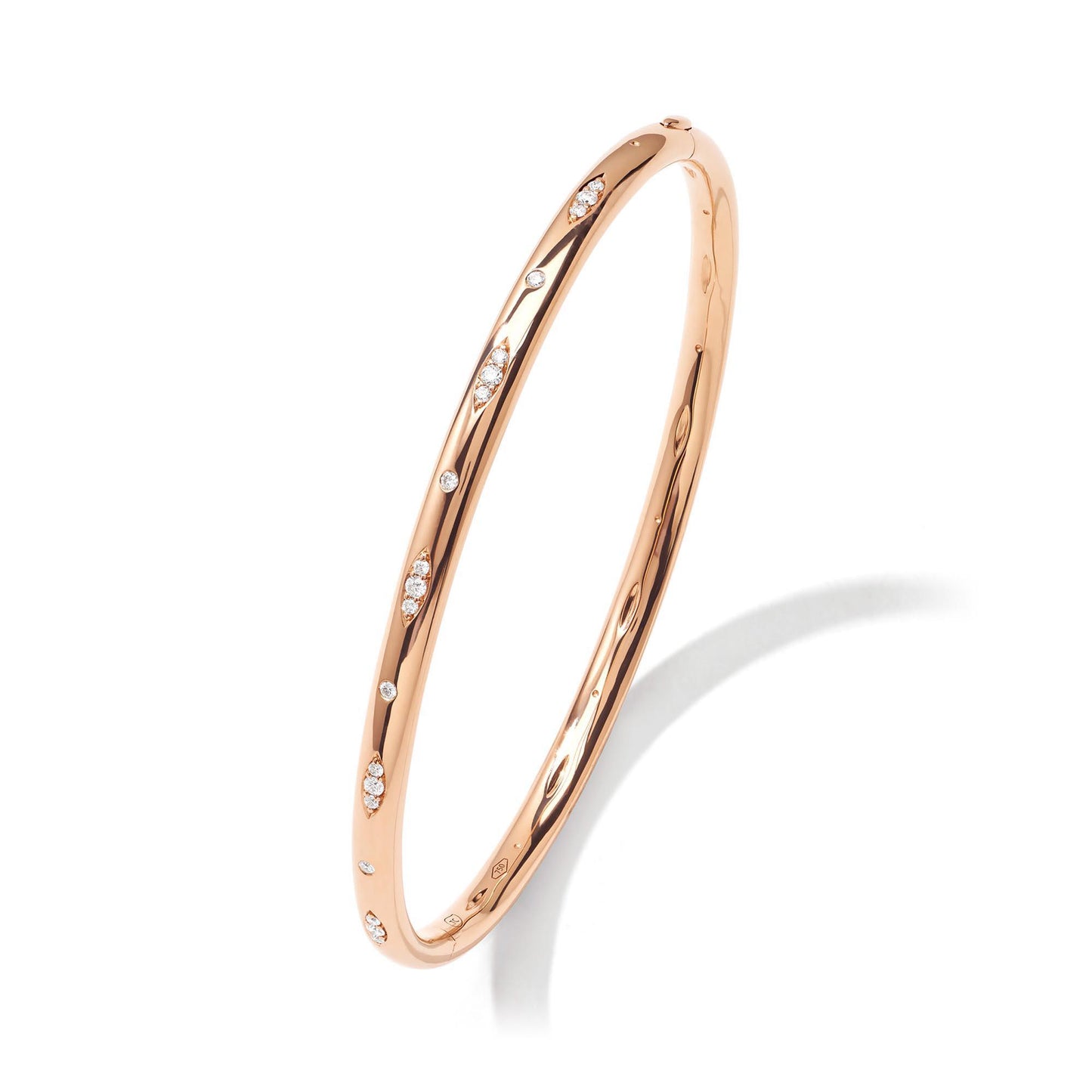 GYPSY Armspange Diamant Pavé medium, Roségold • Diamant von Tamara Comolli (BA-Gyp-p-17-rg)
