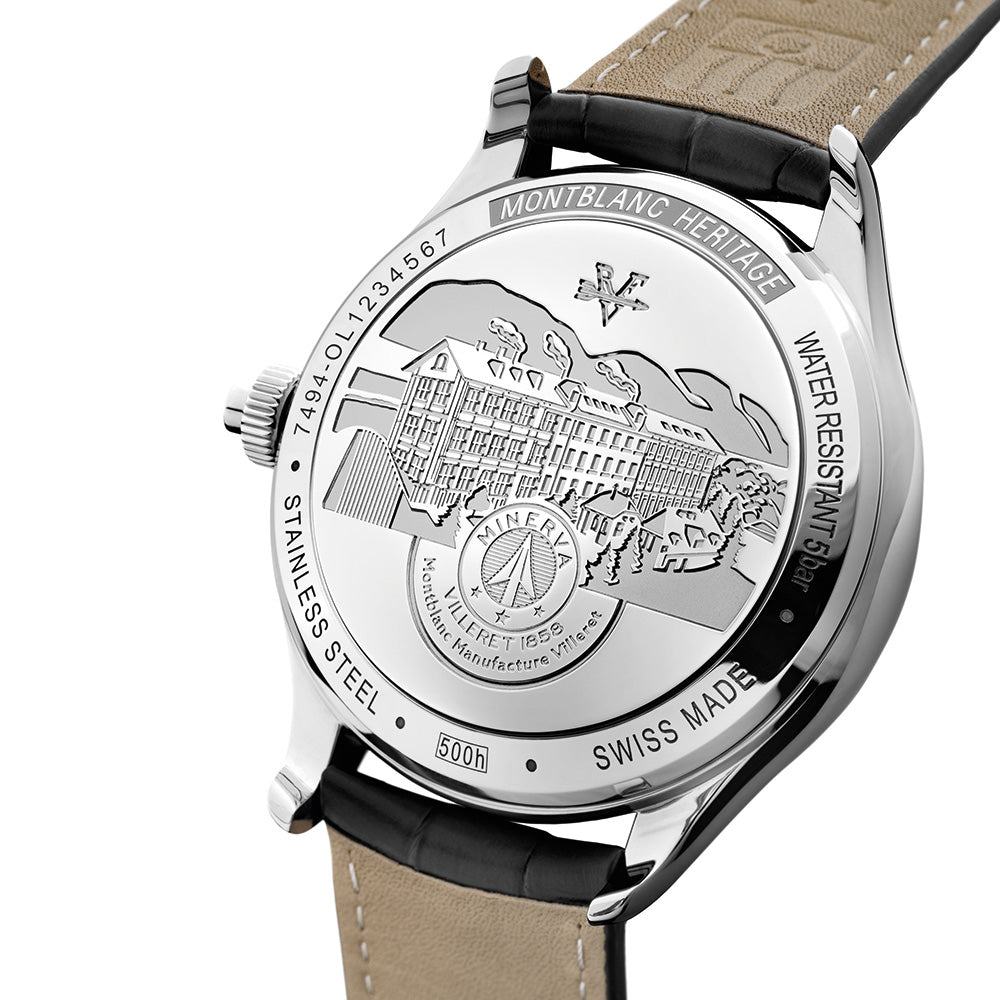 Heritage Monopusher Chronograph, Leder • Rubin von Montblanc (119951)