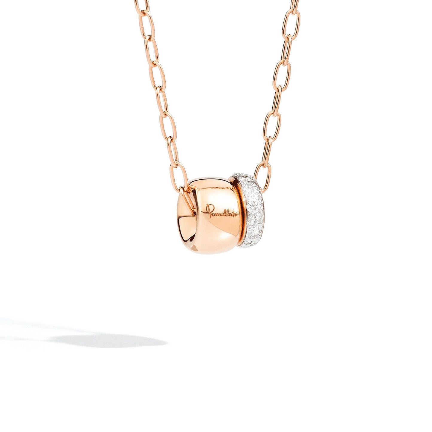 Iconica Anhänger mit Kette, Roségold • Diamant von Pomellato (PCB7120O7000DB000)