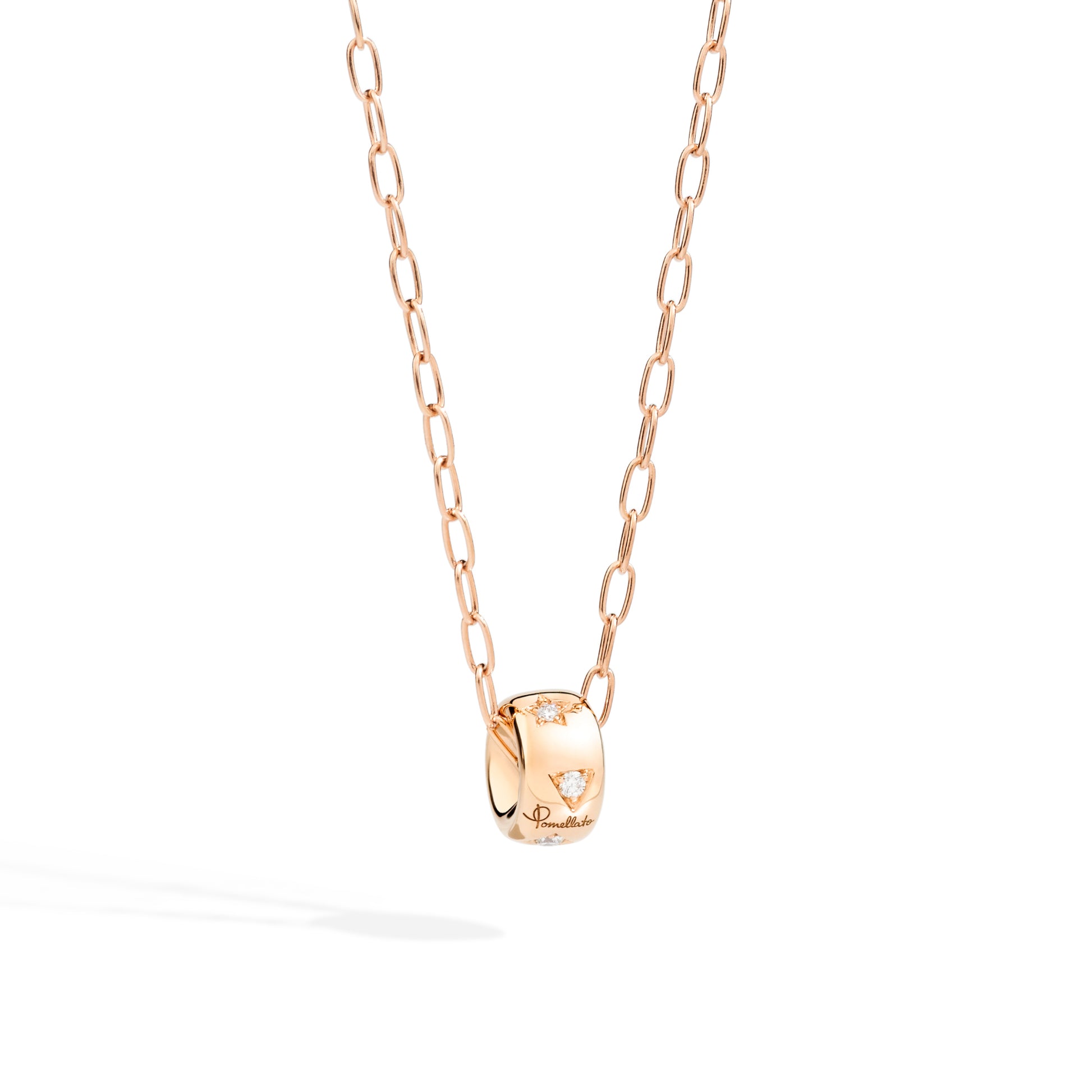 Iconica Anhänger mit Kette, Roségold • Diamant von Pomellato (PCB7122O7000DB000)