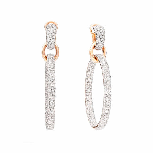 Iconica Creolen, Roségold • Diamant von Pomellato (POC2063O7WHRDB000)