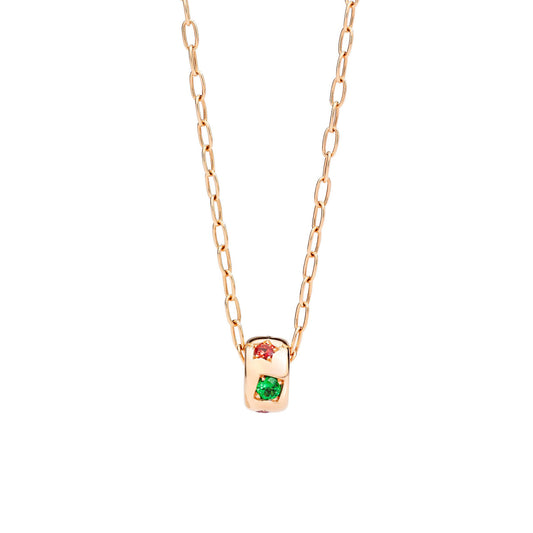 Iconica Halskette mit Anhänger, Roségold • Edelsteine von Pomellato (PCB9010O7000000VA)