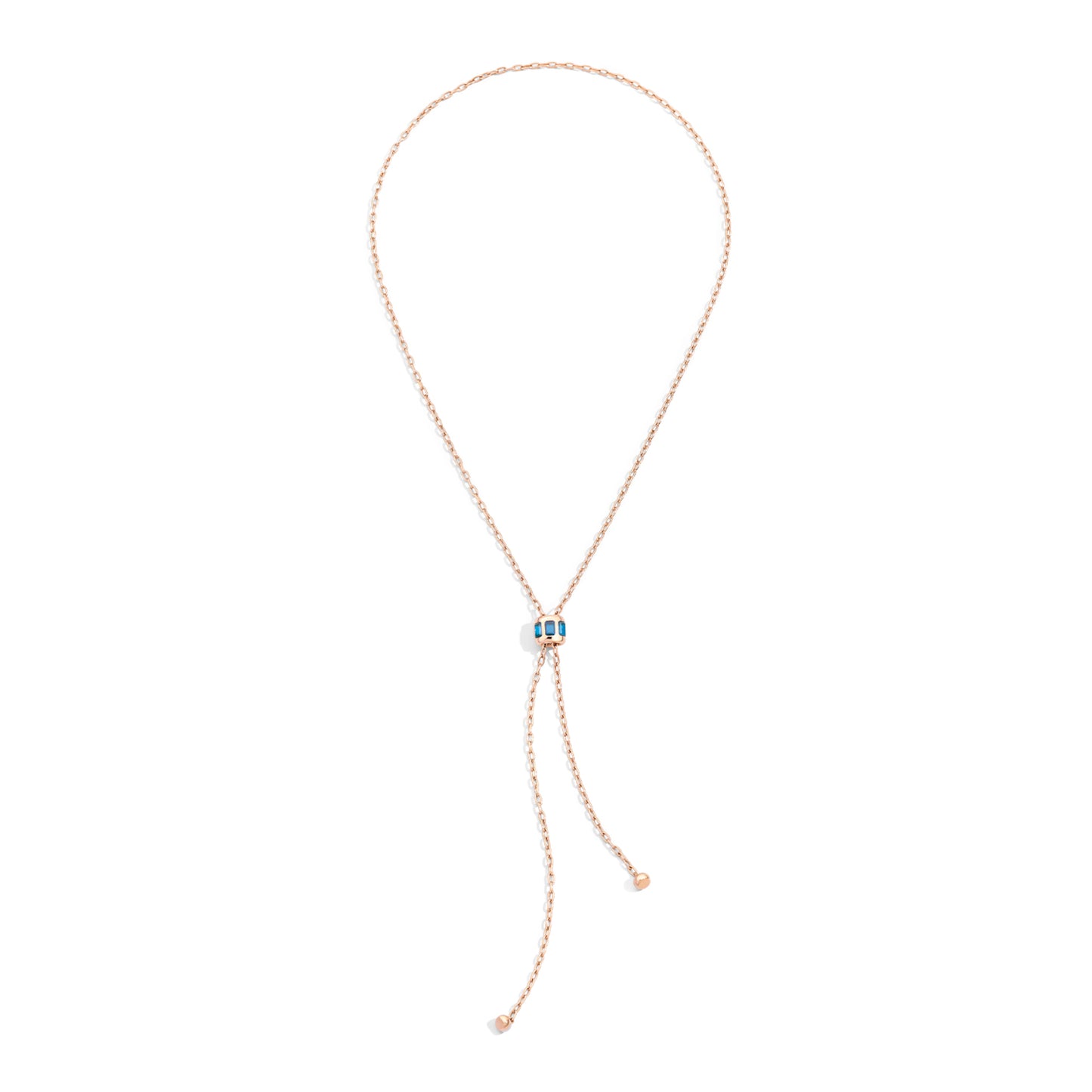 Iconica Halskette, Roségold • Blautopas von Pomellato (PCC3020O7000000TL)